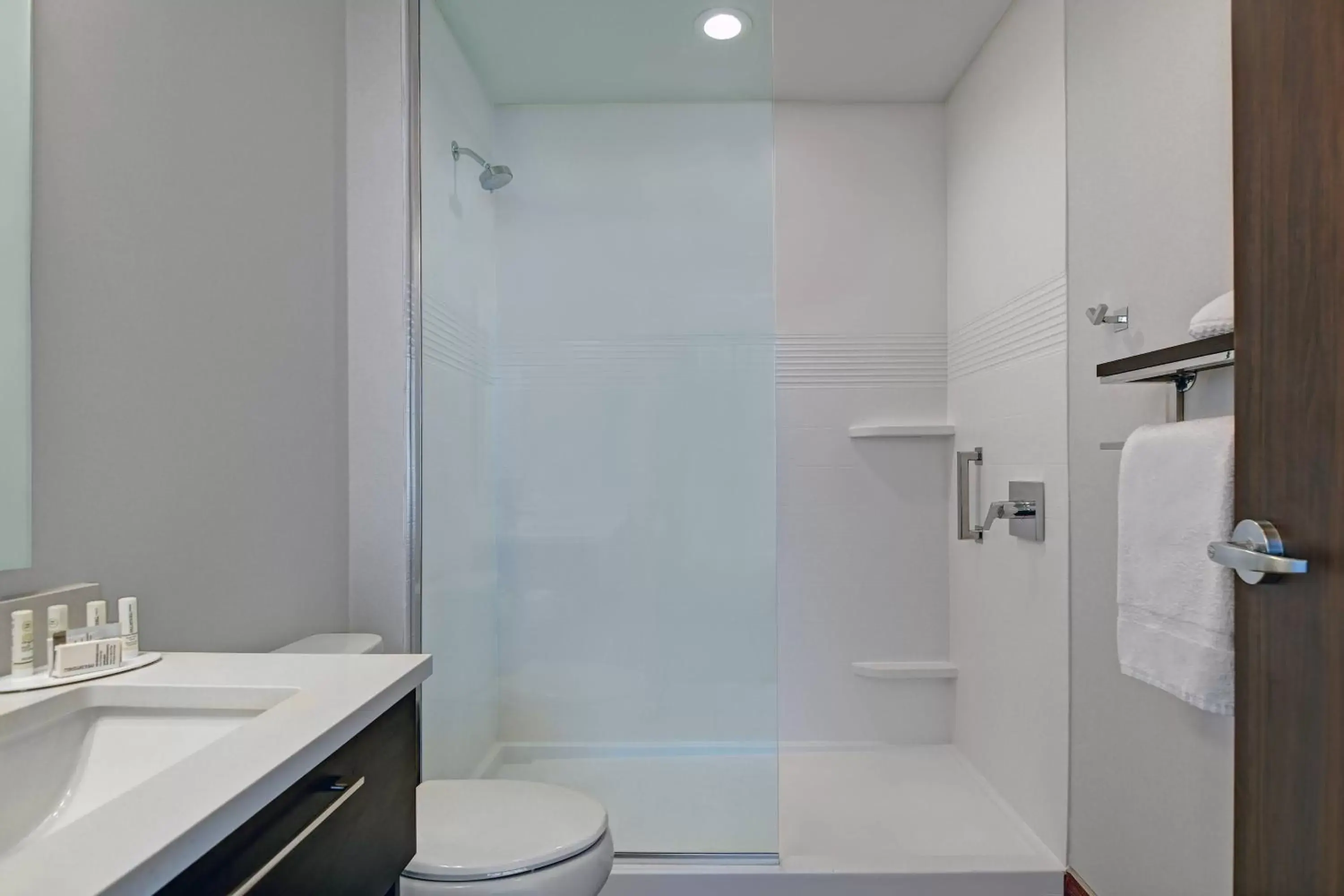Bathroom in TownePlace Suites by Marriott Cincinnati Downtown