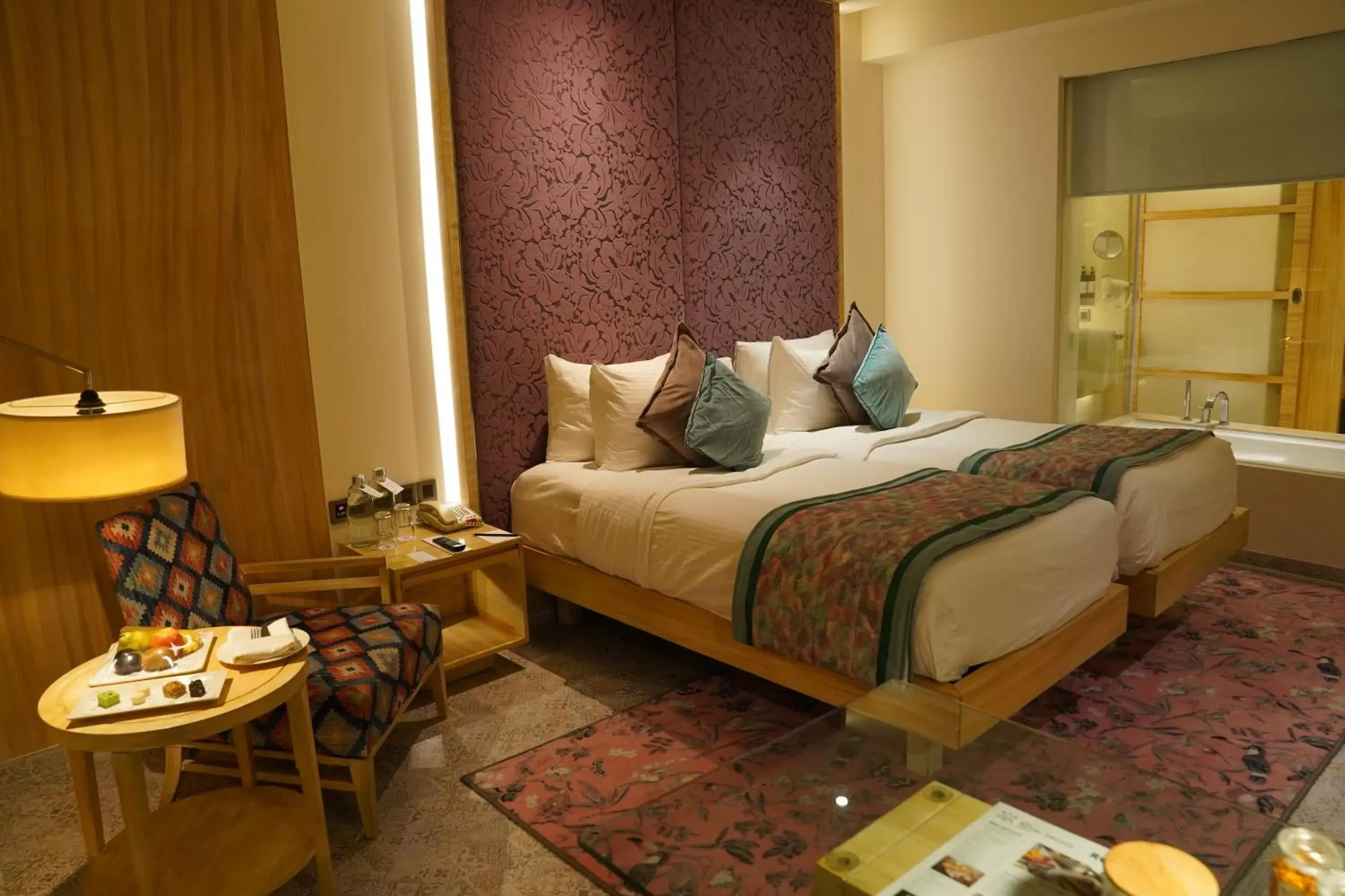 Bed in Hotel Royal Orchid Jaipur, 3 Kms to Airport