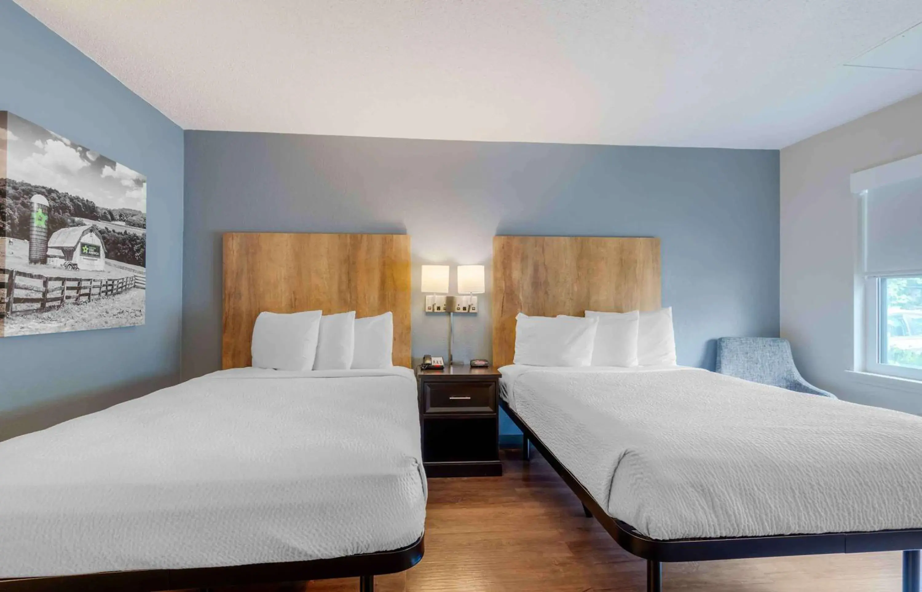 Bedroom, Bed in Extended Stay America Suites - Charlotte - University Place Bedroom, Bed in Extended Stay America Suites - Charlotte - University Place