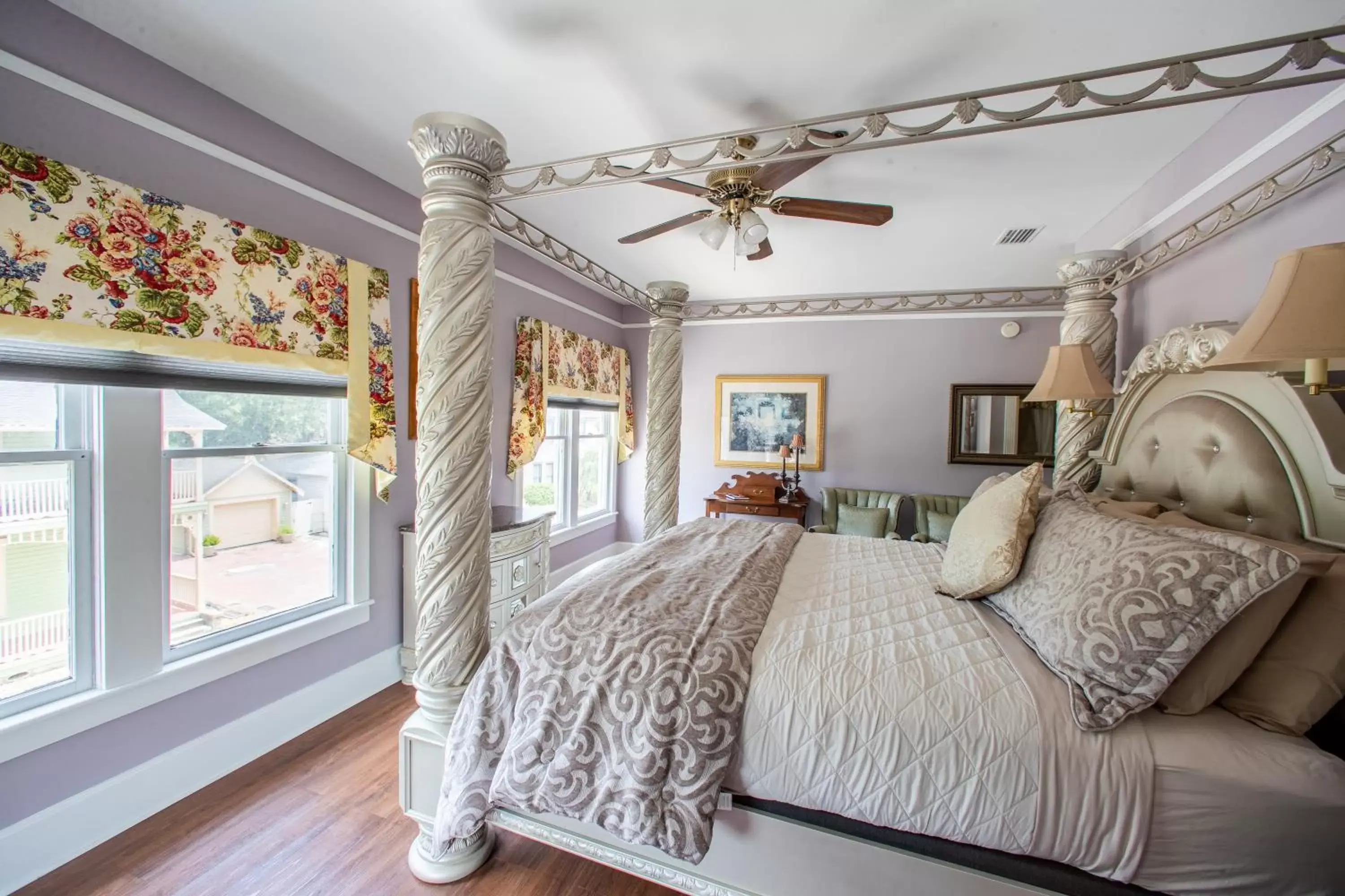 Bedroom, Bed in Carriage Way Centennial House - Adult Only- Saint Augustine