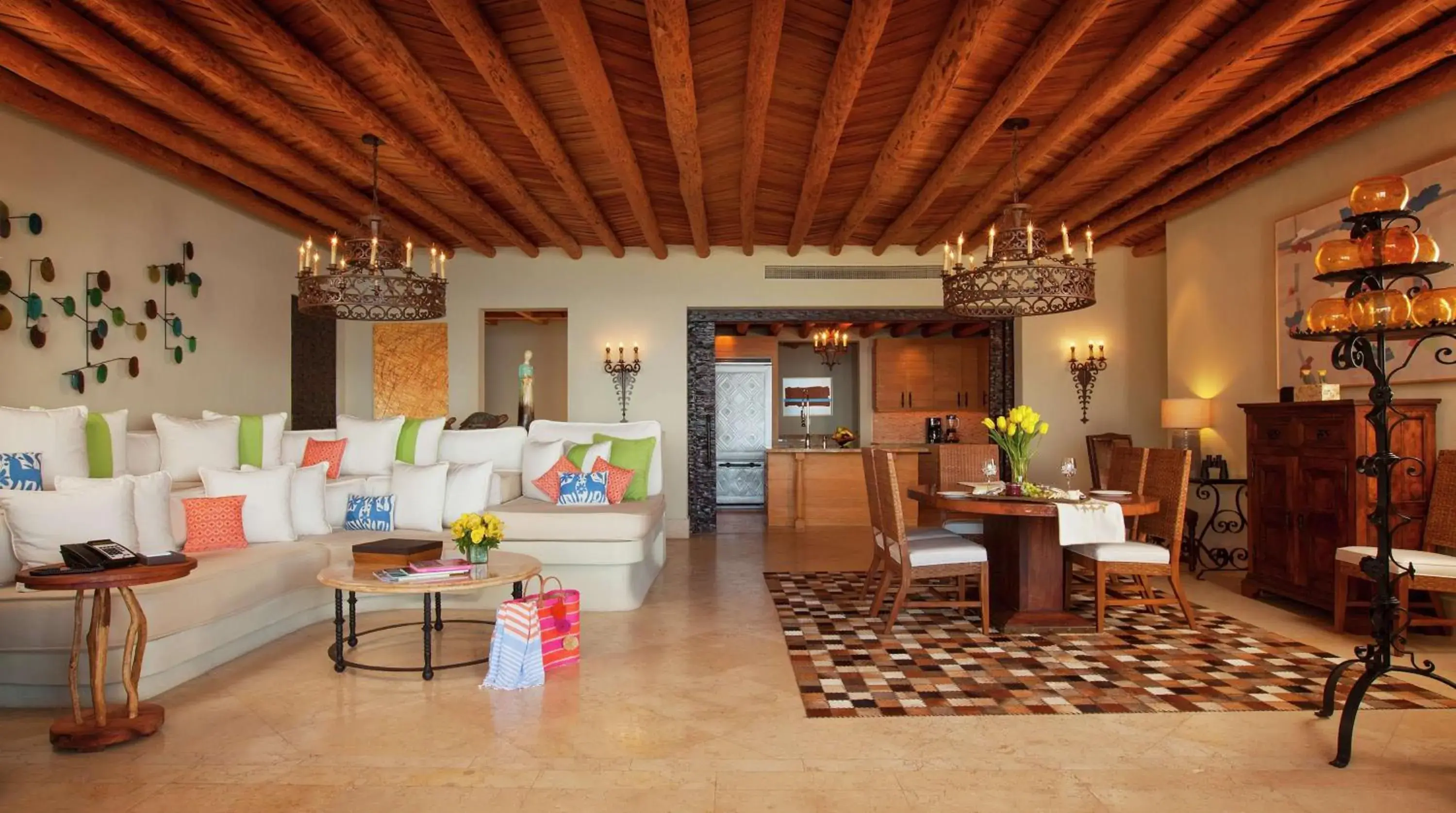 Living room, Restaurant/Places to Eat in Waldorf Astoria Los Cabos Pedregal