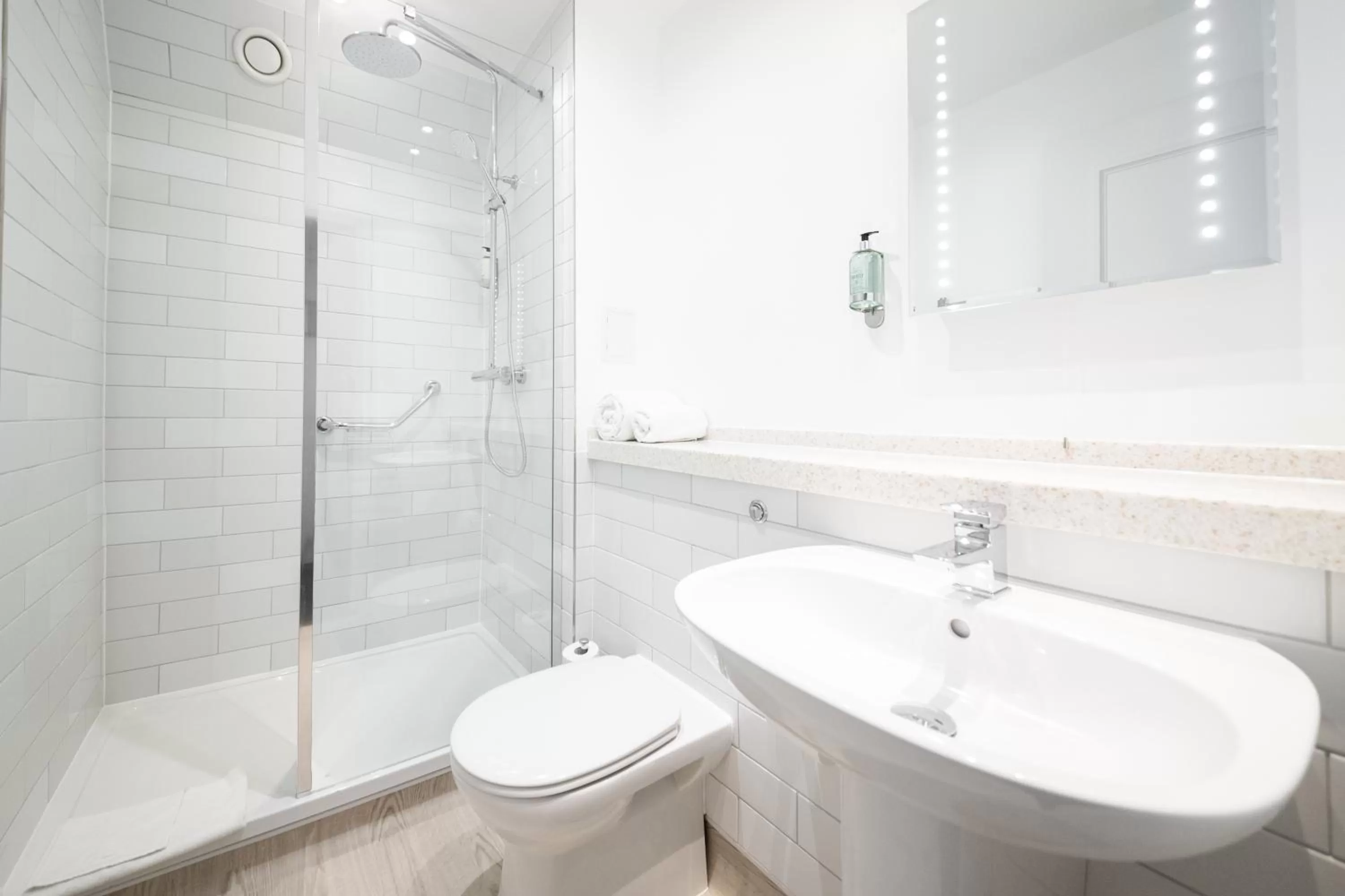 Shower in Miller & Carter Heaton Chapel by Innkeeper's Collection