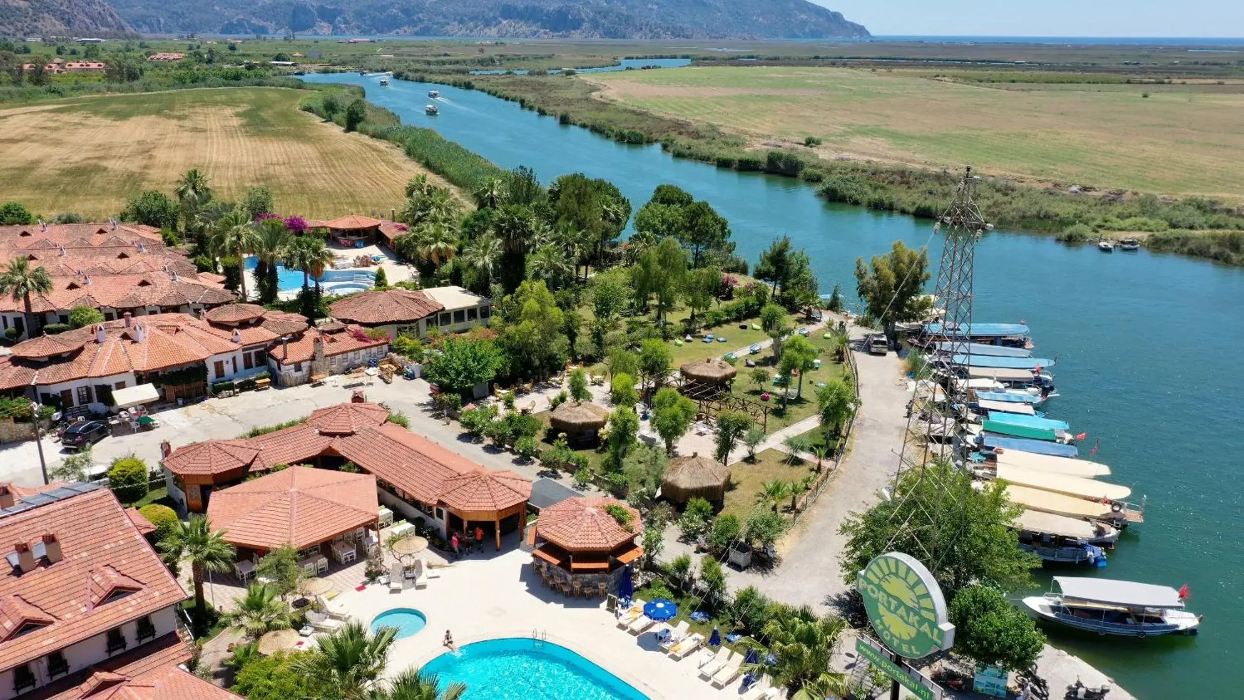 Property building, Bird's-eye View in Portakal Hotel Dalyan