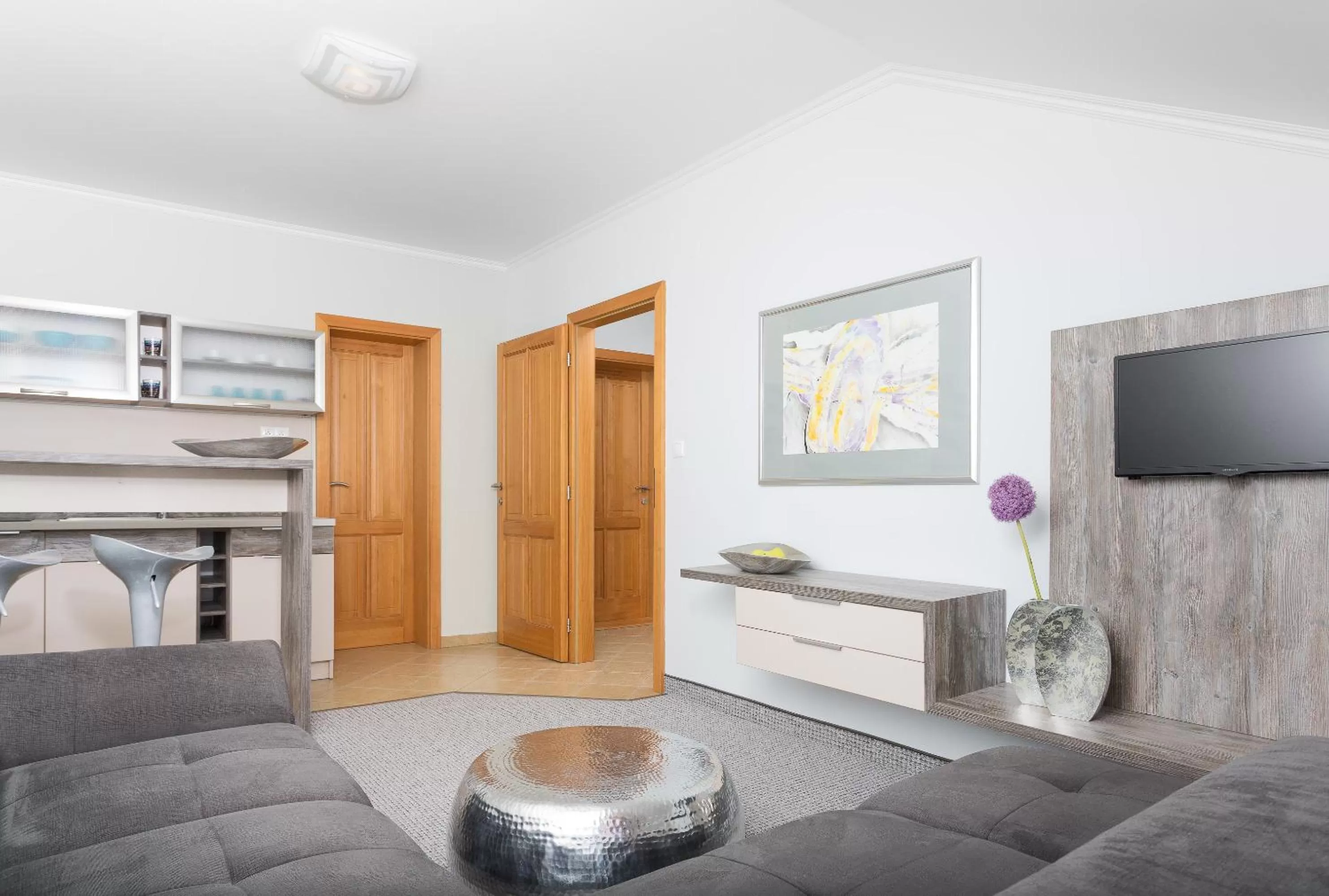 Kitchen or kitchenette in Penzión Hradbová Old Town Residence & SPA