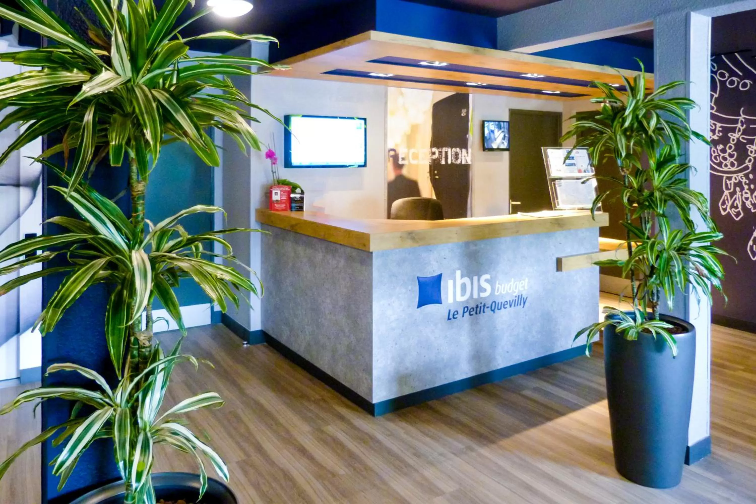 Lobby or reception in Ibis budget Rouen Petit Quevilly