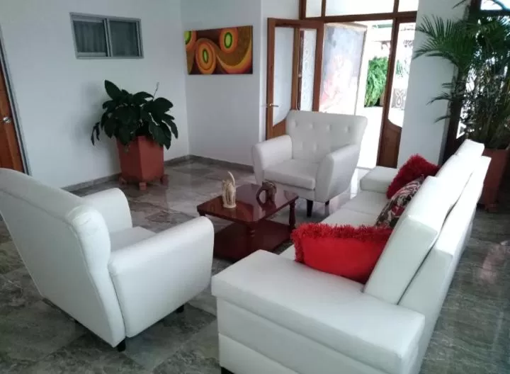 Lobby or reception in Hotel Cafe Plaza