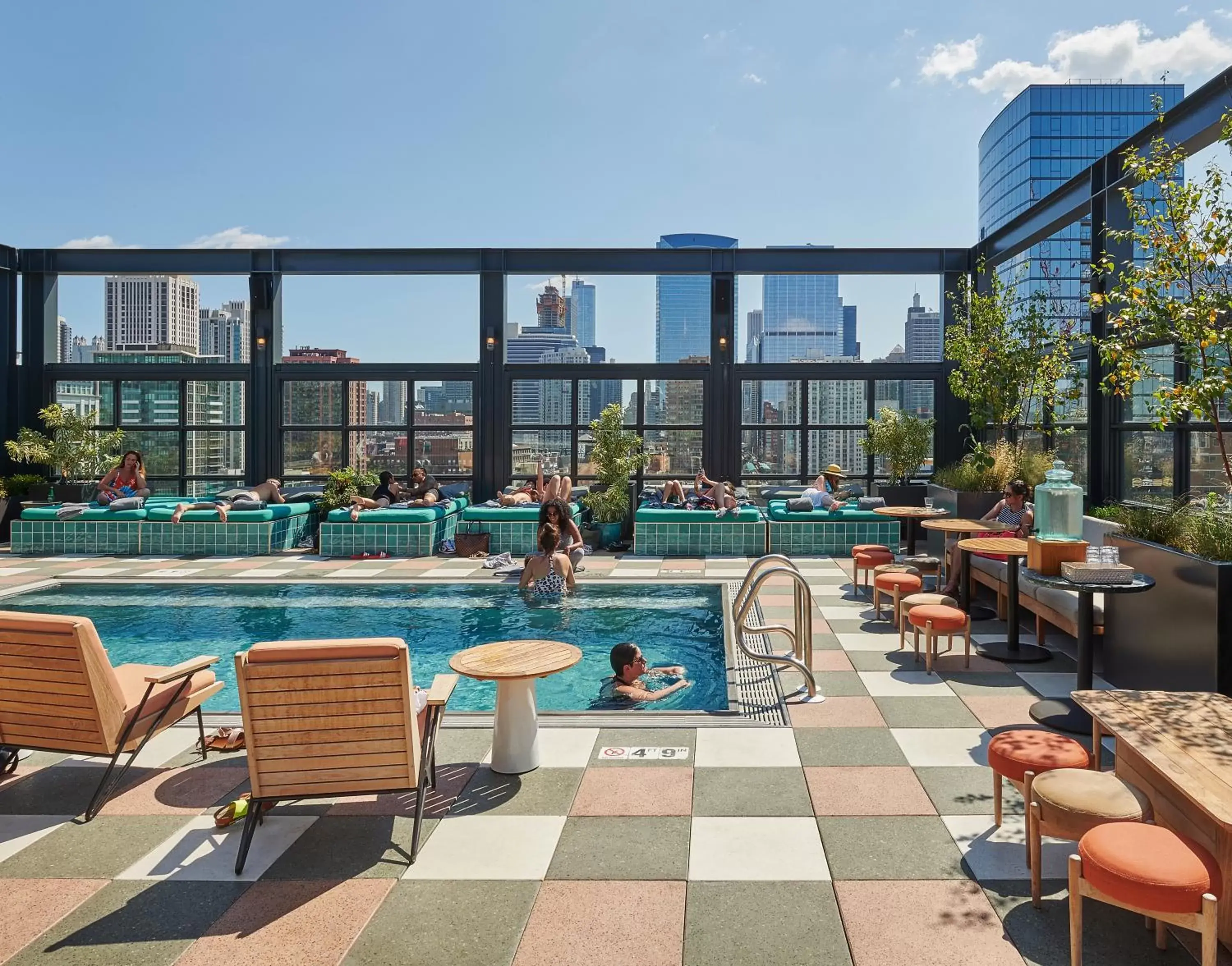 , Swimming Pool in The Hoxton, Chicago