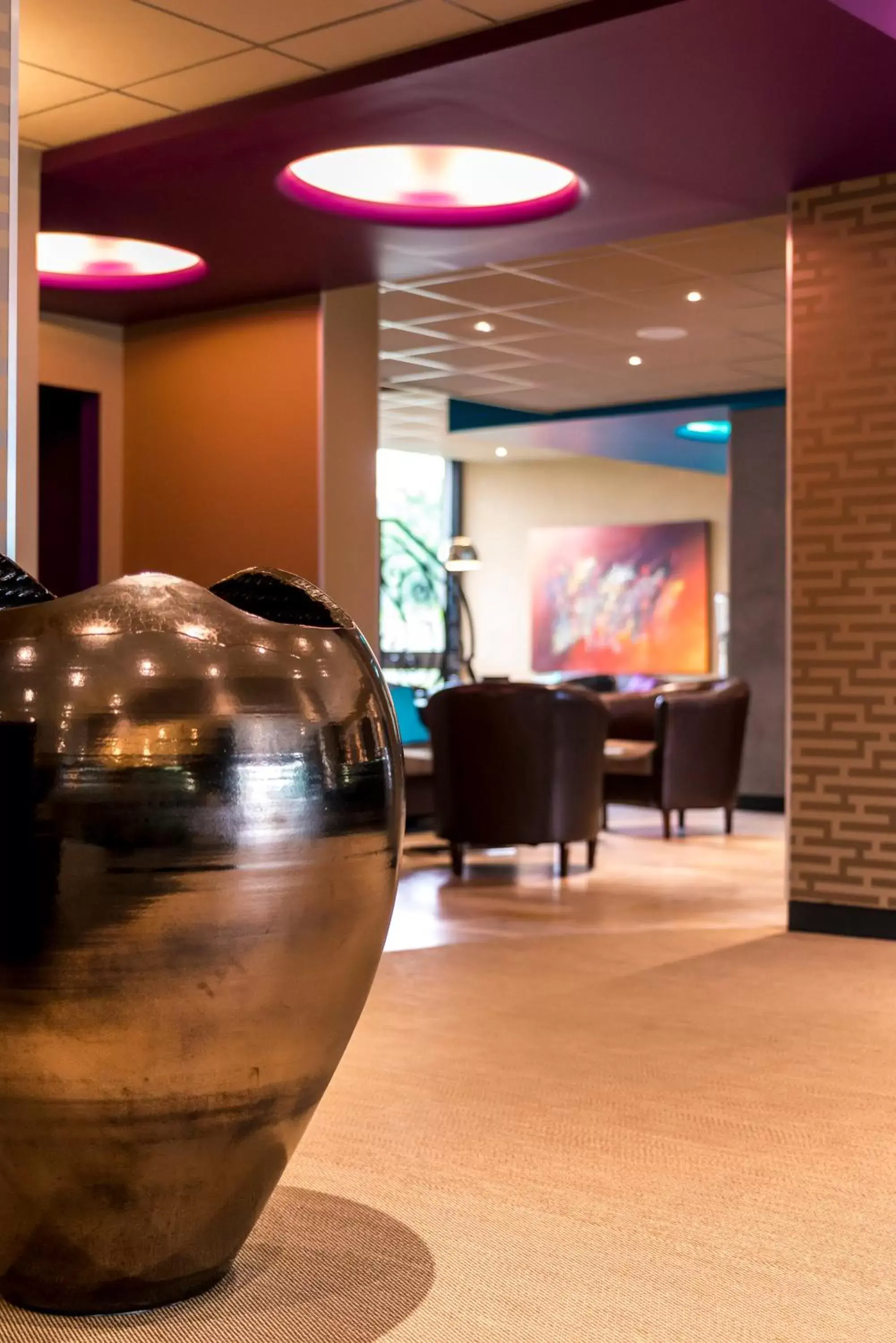 Lounge or bar, Lobby/Reception in Brit Hotel Saint Brieuc