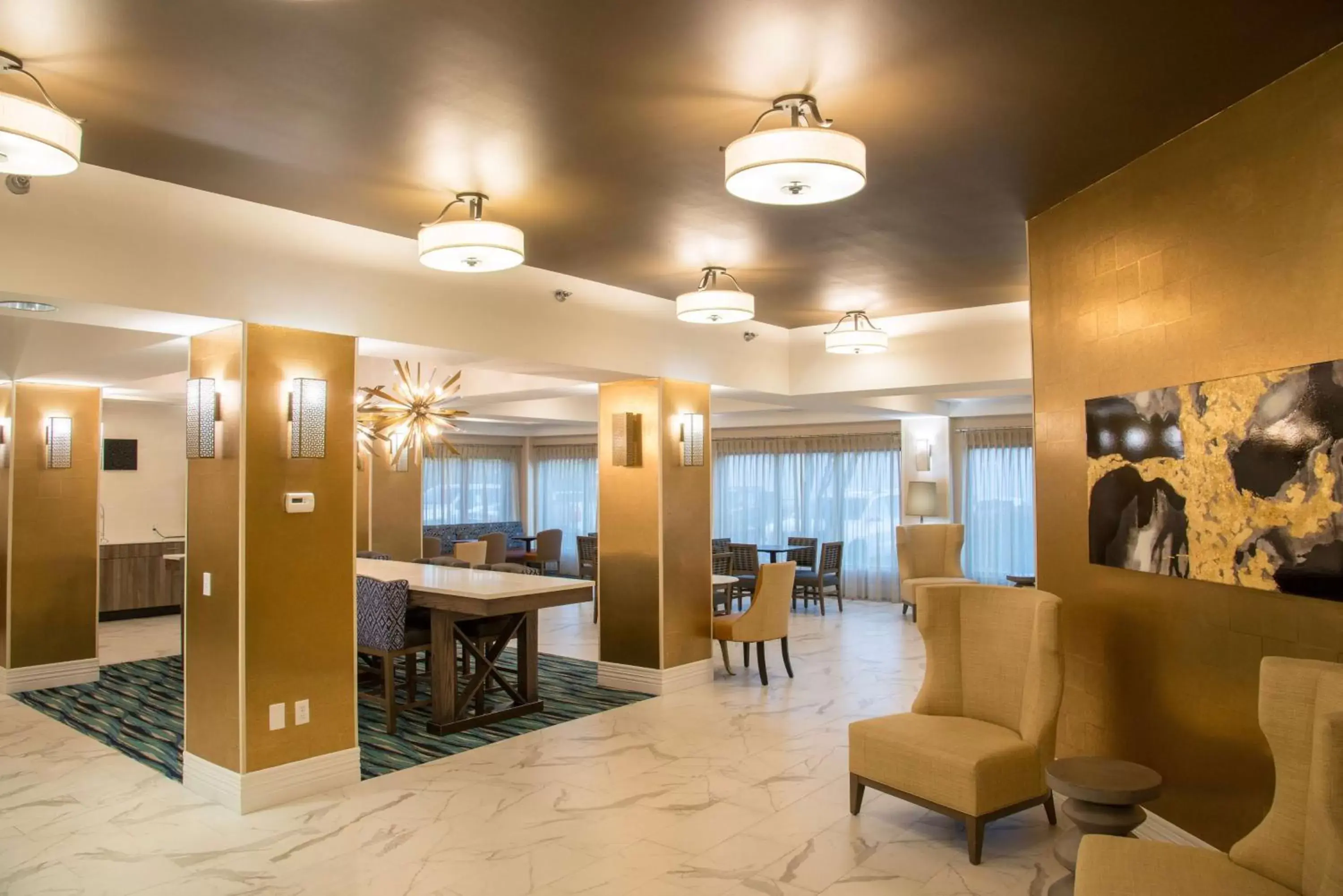 Lobby or reception in Hampton Inn & Suites Jackson Coliseum