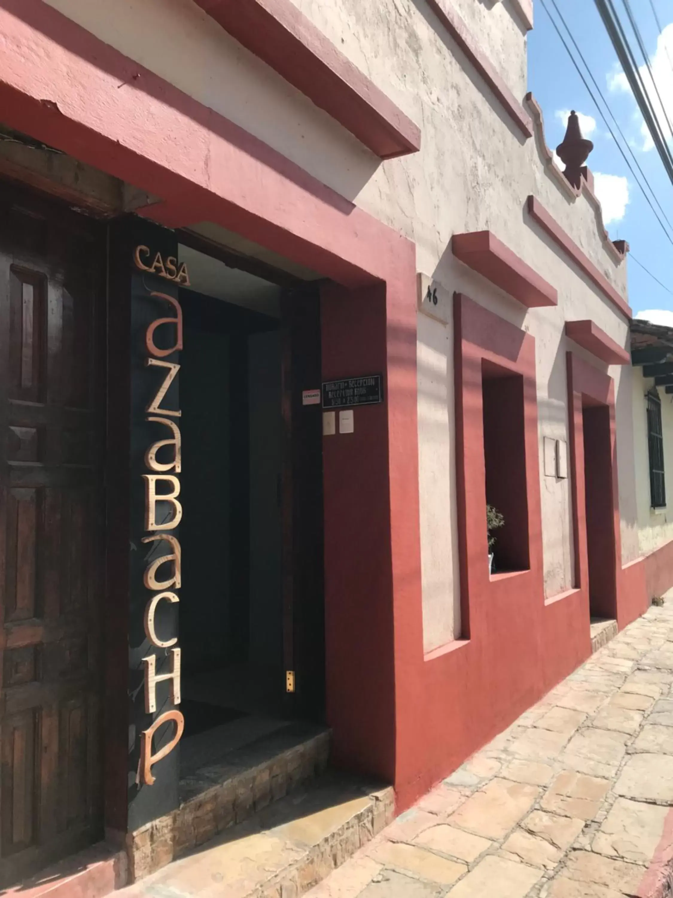 Facade/entrance in Casa Azabache