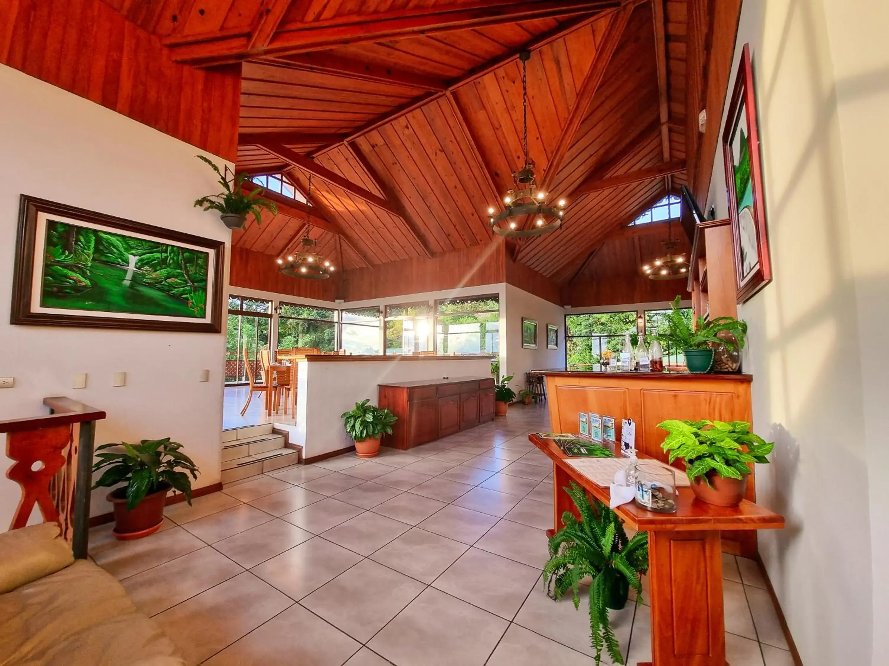 Lobby or reception, Lobby/Reception in Hotel Ficus - Monteverde