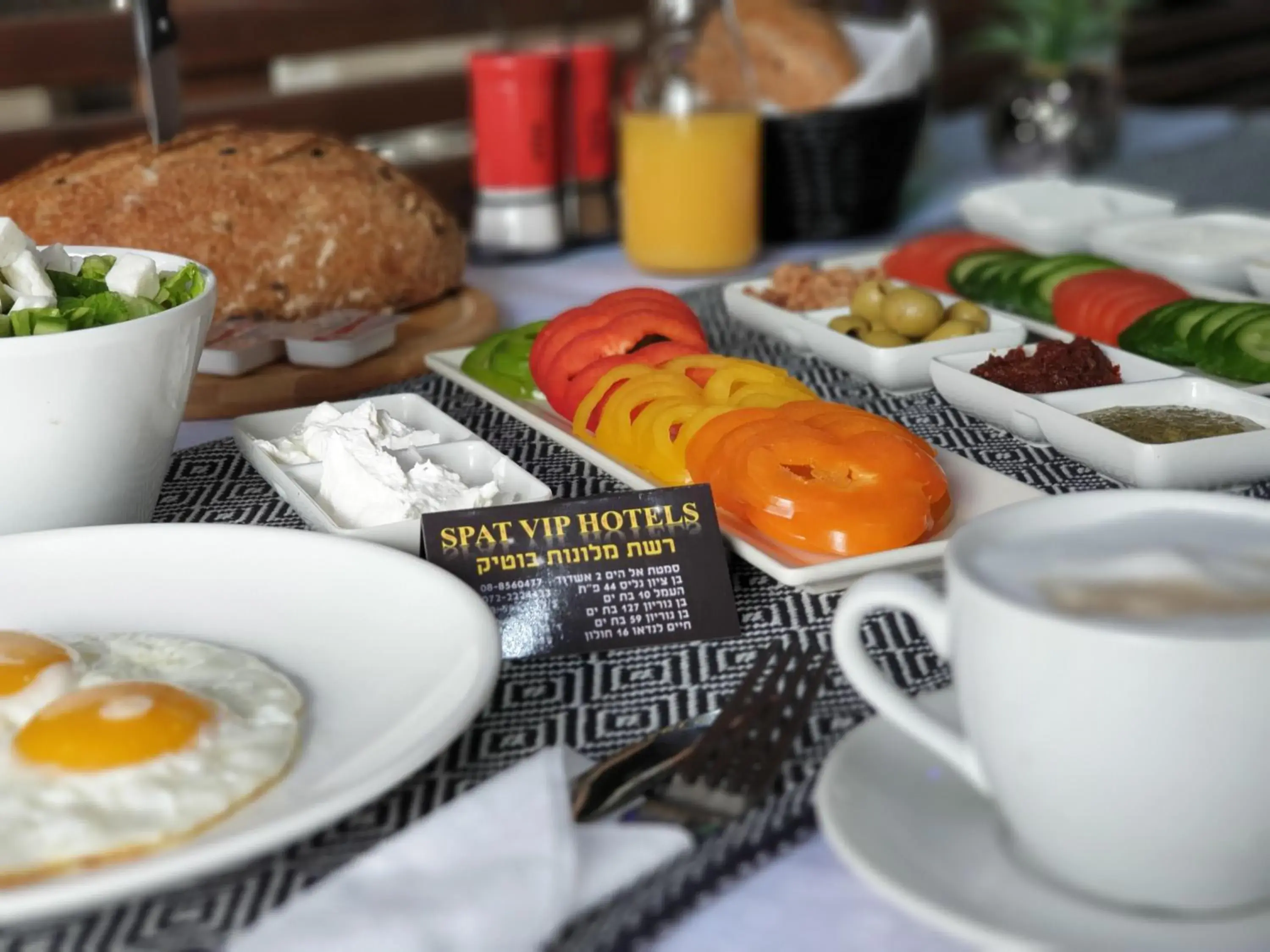 Breakfast in Spat Hotel Ashdod