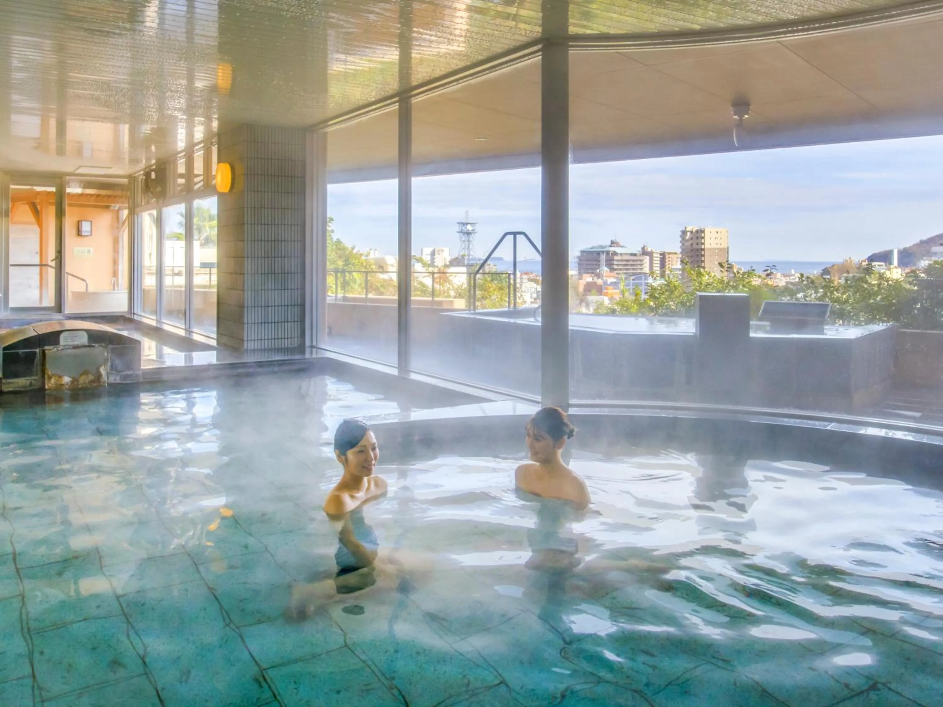 Hot Spring Bath in Ito Hotel Juraku