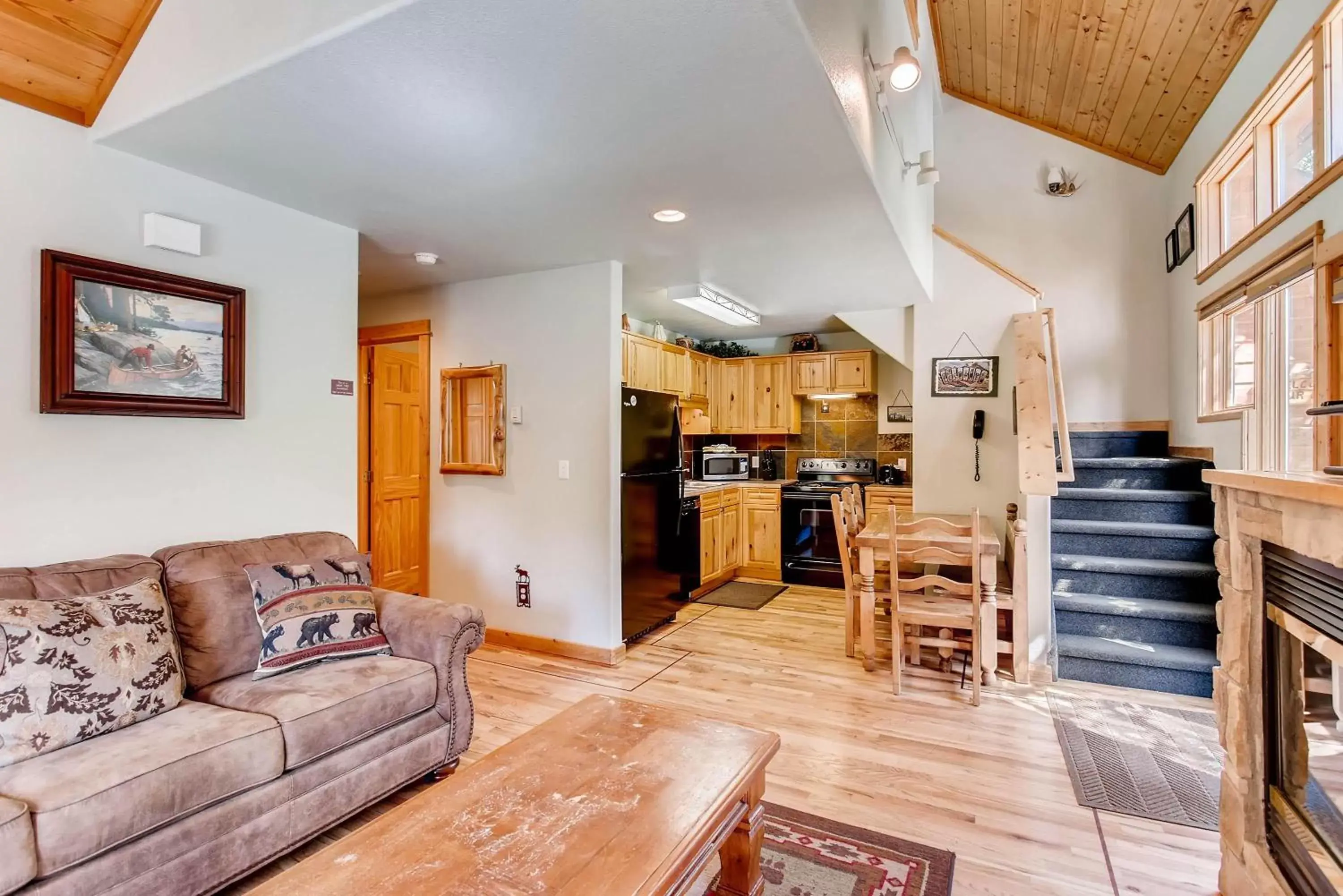 Seating Area in Estes Park Condos