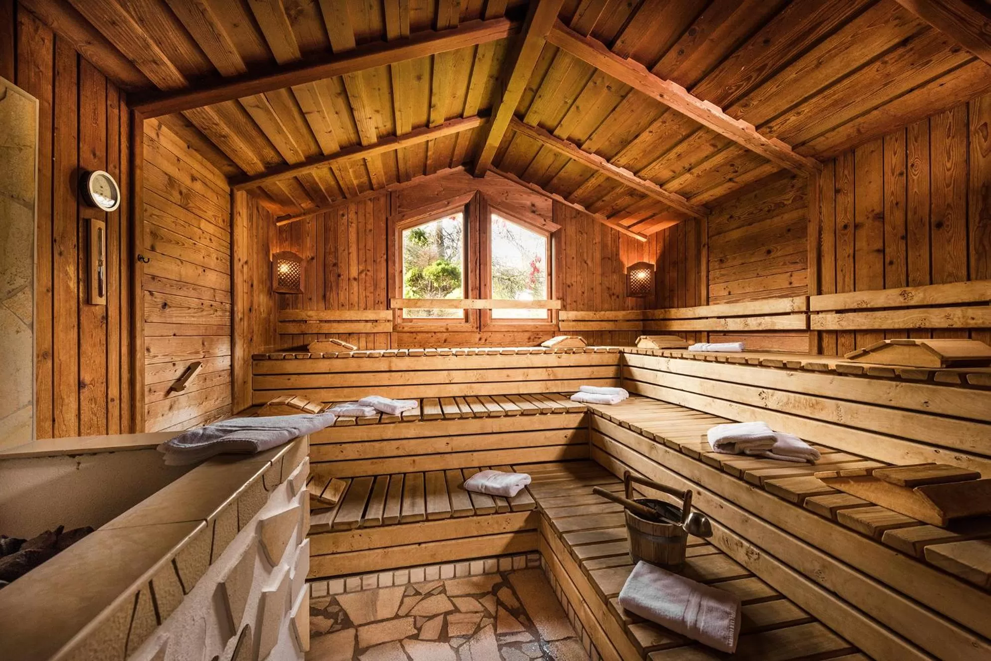 Sauna in Johannesbad Hotel Palace