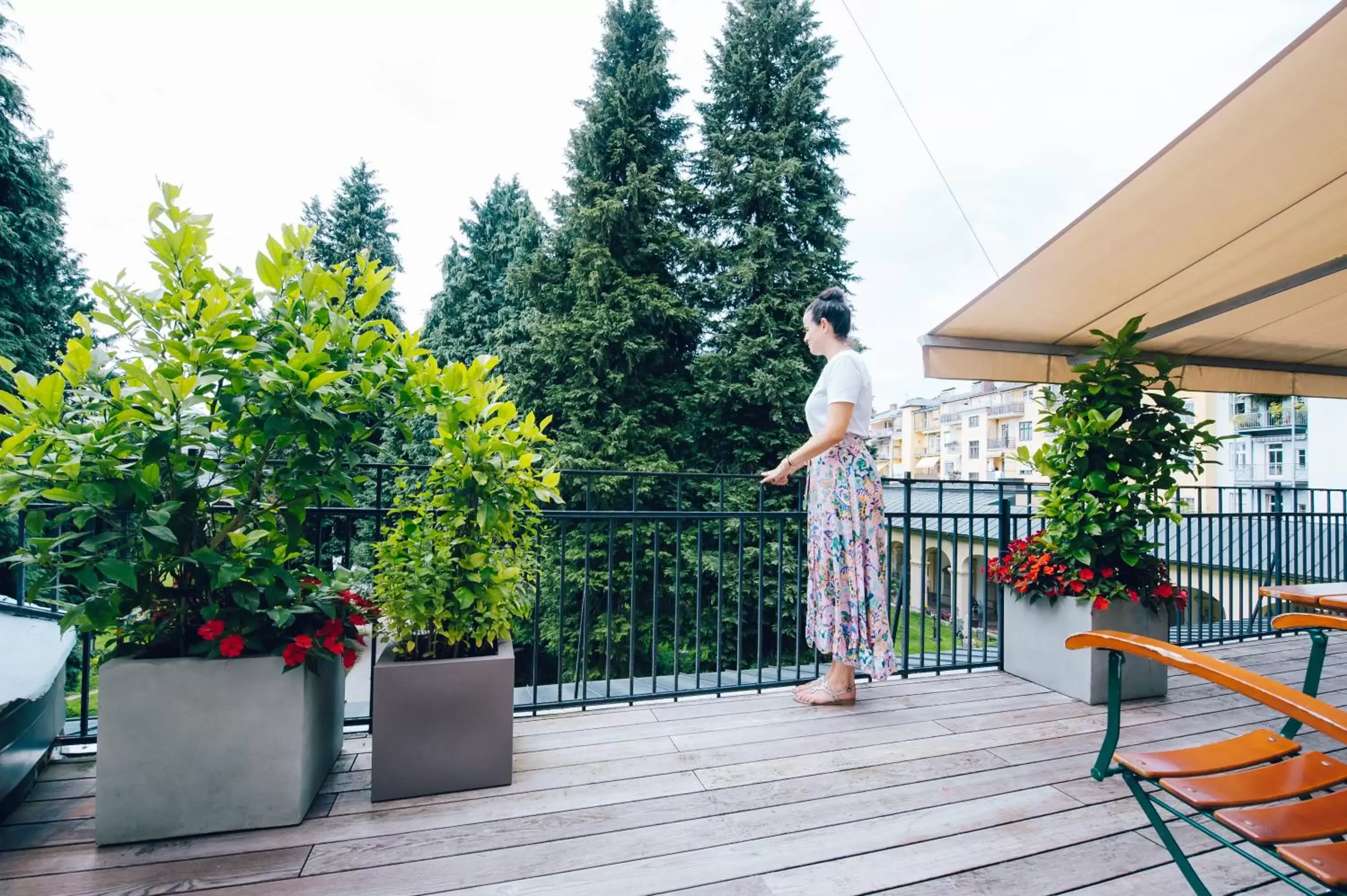 Balcony/Terrace in Boutiquehotel Amadeus