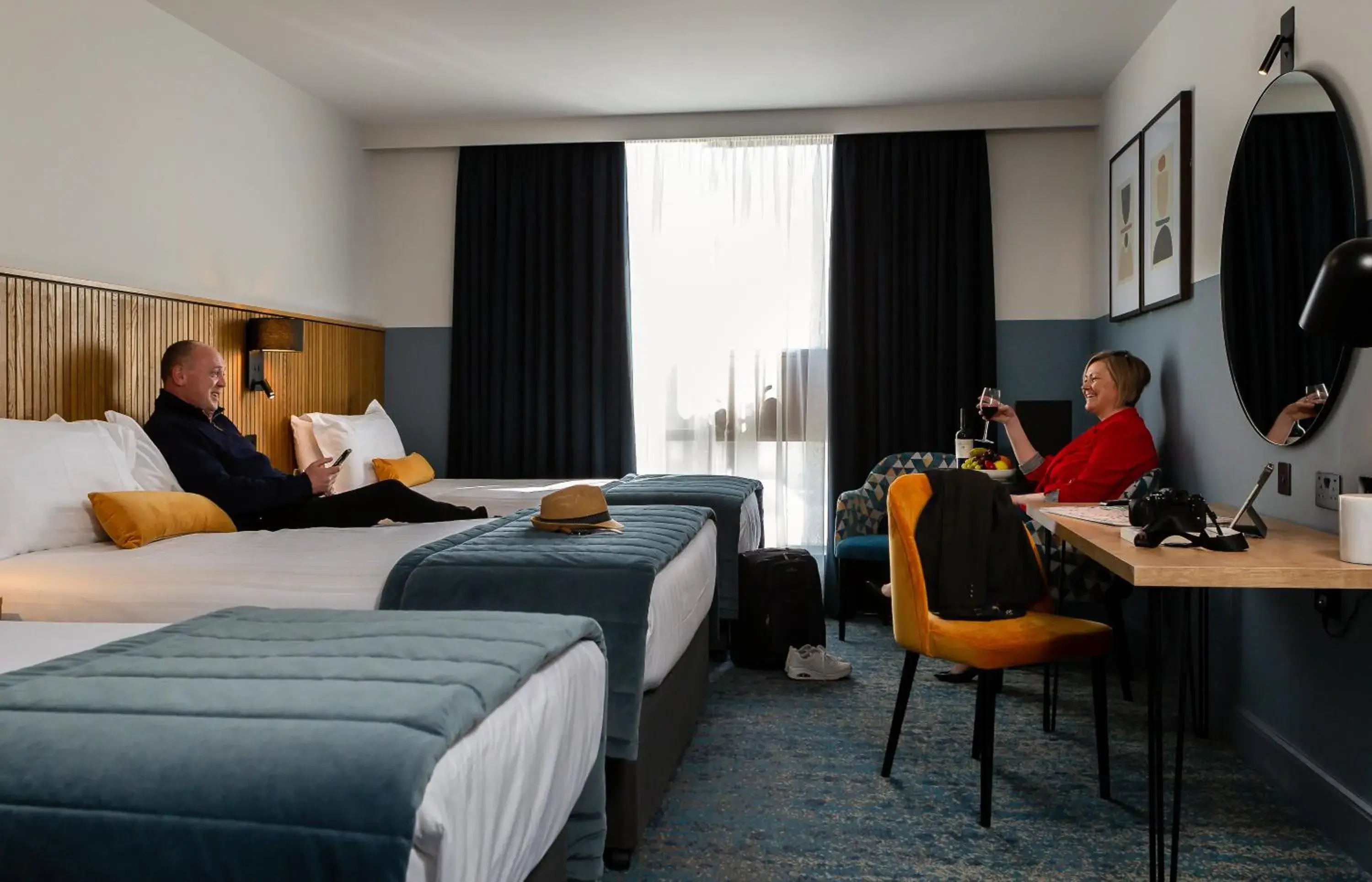 Bed in Dublin Skylon Hotel