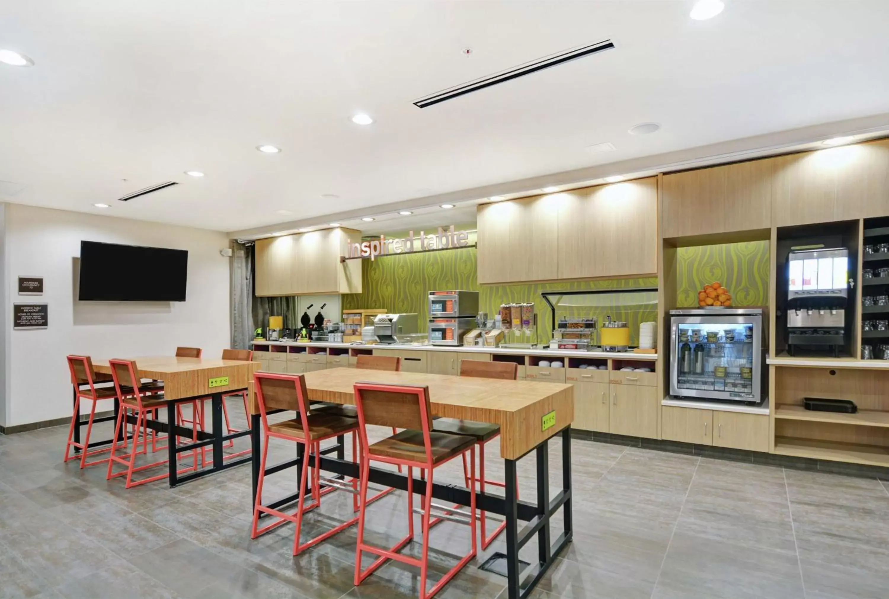 Dining area, Restaurant/Places to Eat in Home2 Suites By Hilton Raleigh Durham Airport RTP