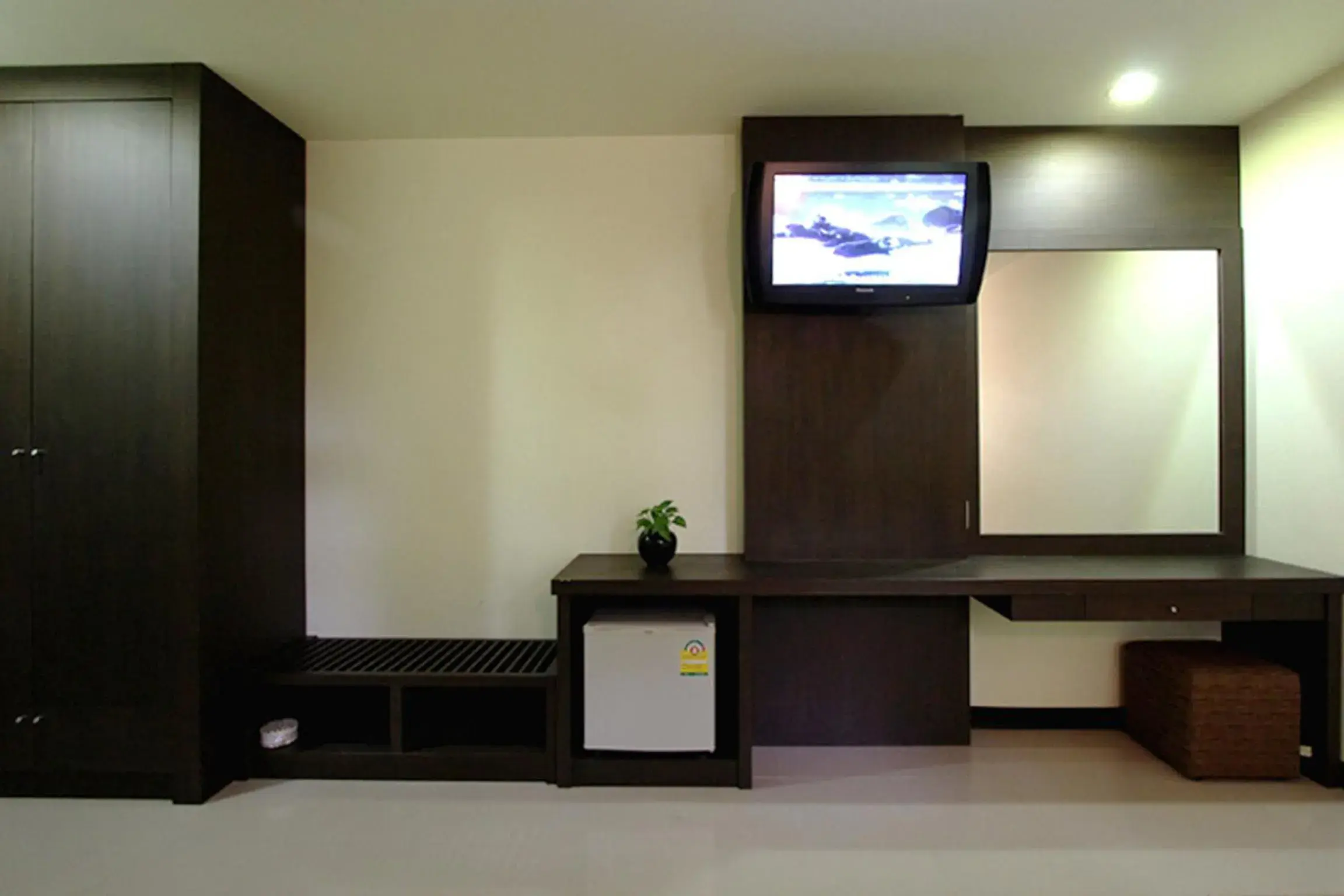 Decorative detail, TV/Entertainment Center in Srisomthai Hotel