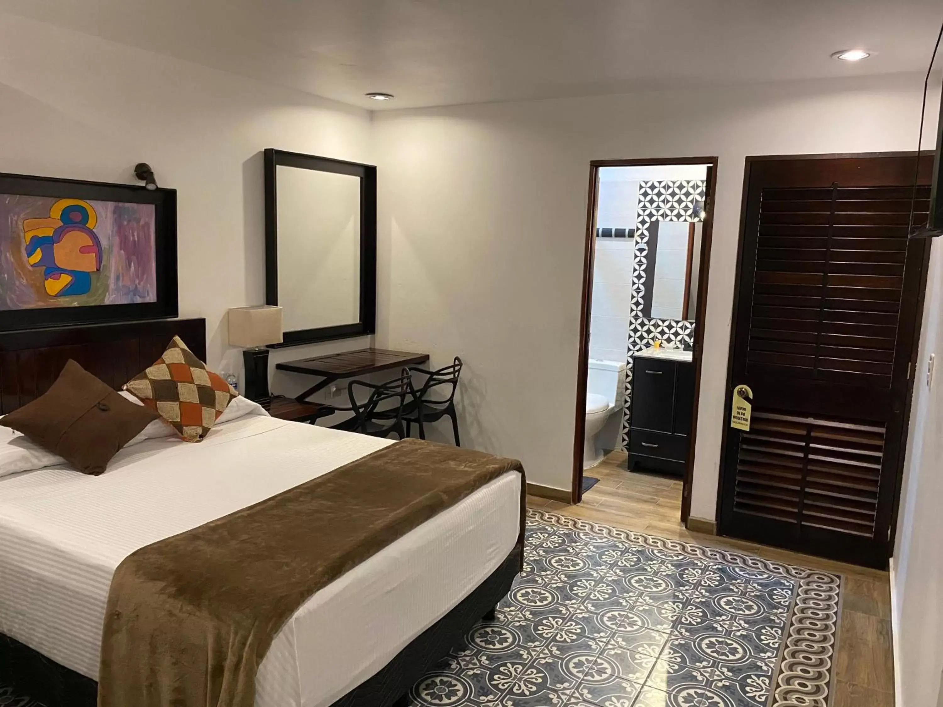 Bedroom, Bed in Hotel Raices de Mar
