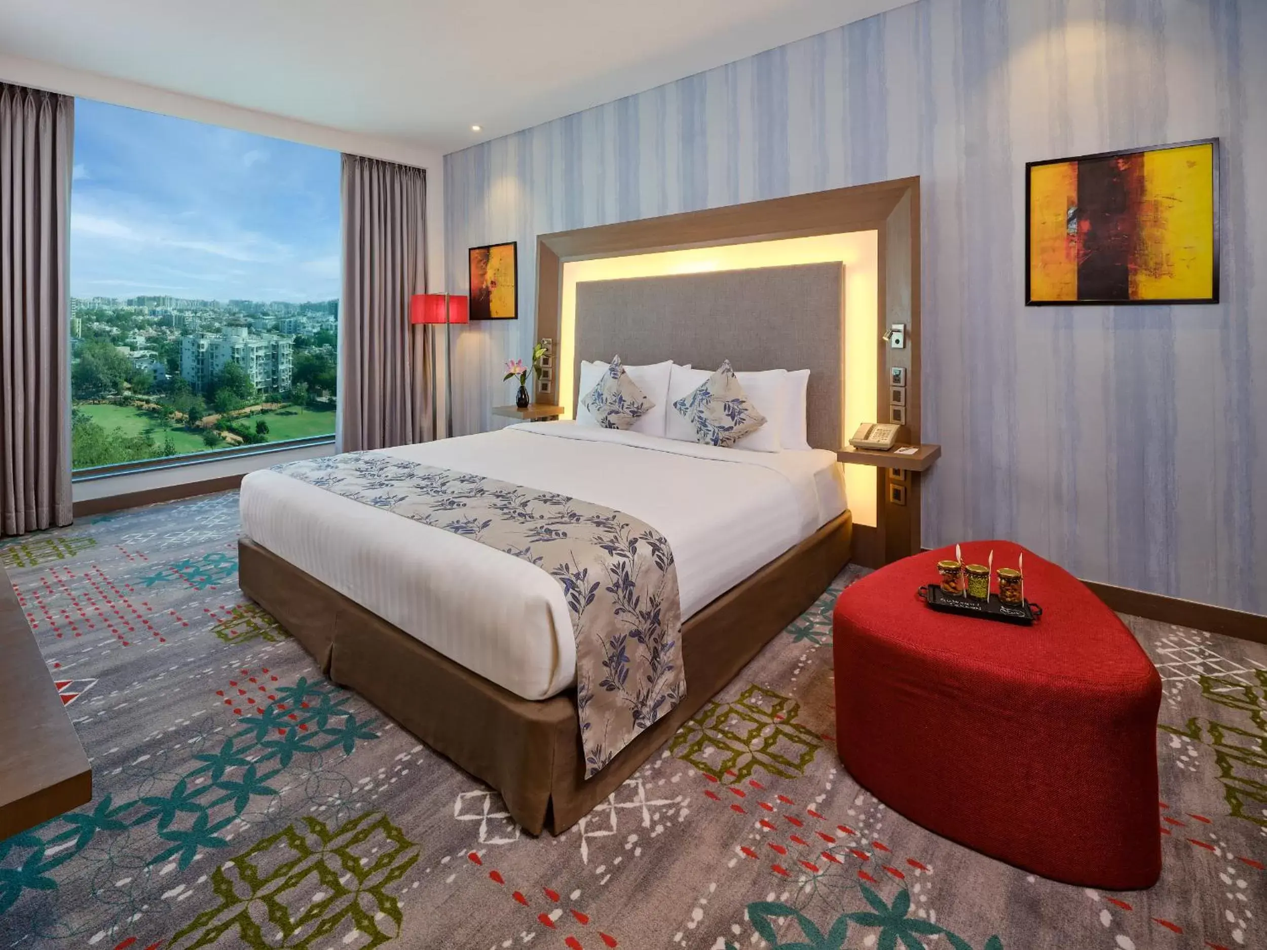 Bedroom, Bed in Novotel Ahmedabad