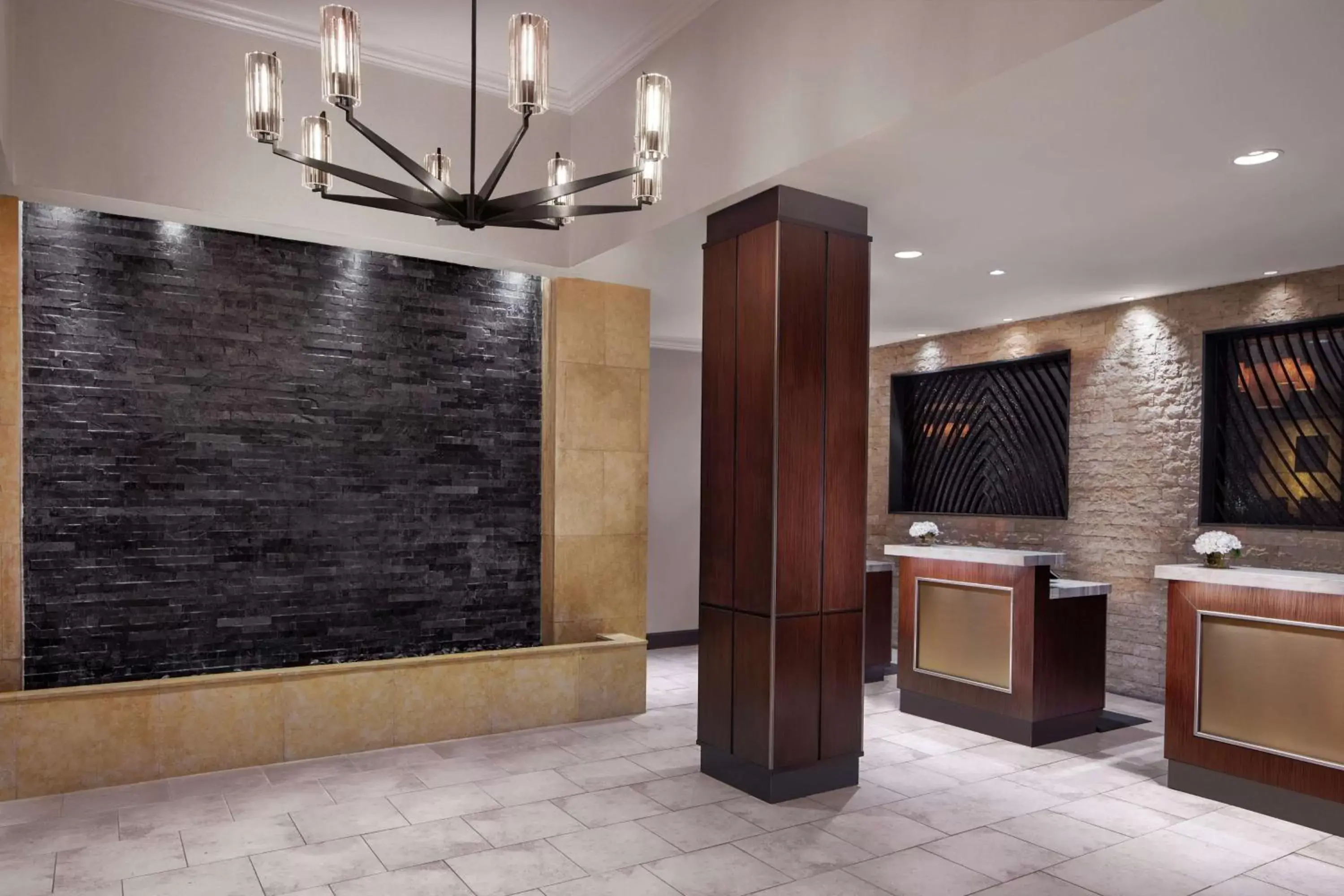 Lobby or reception, Bathroom in Embassy Suites Fort Worth - Downtown