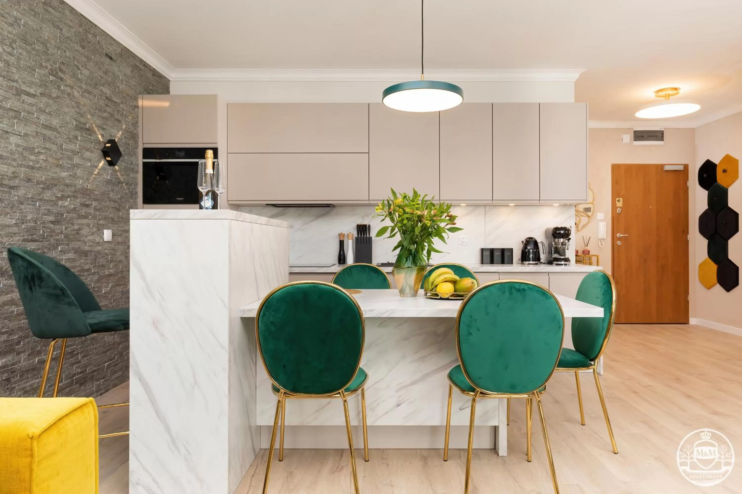 Kitchen or kitchenette in M&M-Spa&Art Bali, Nadmorskie Tarasy