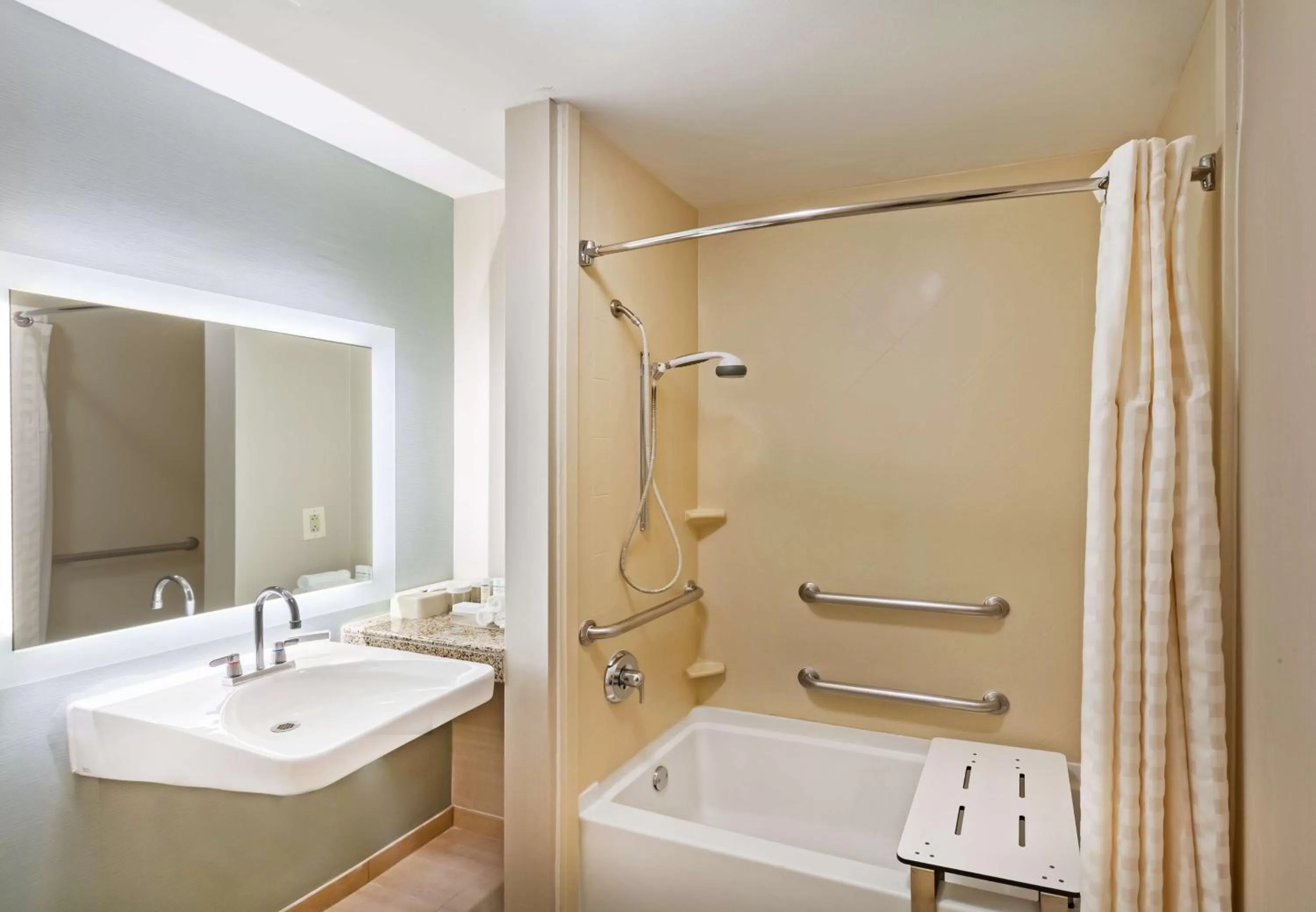 Bathroom in Homewood Suites by Hilton Brownsville