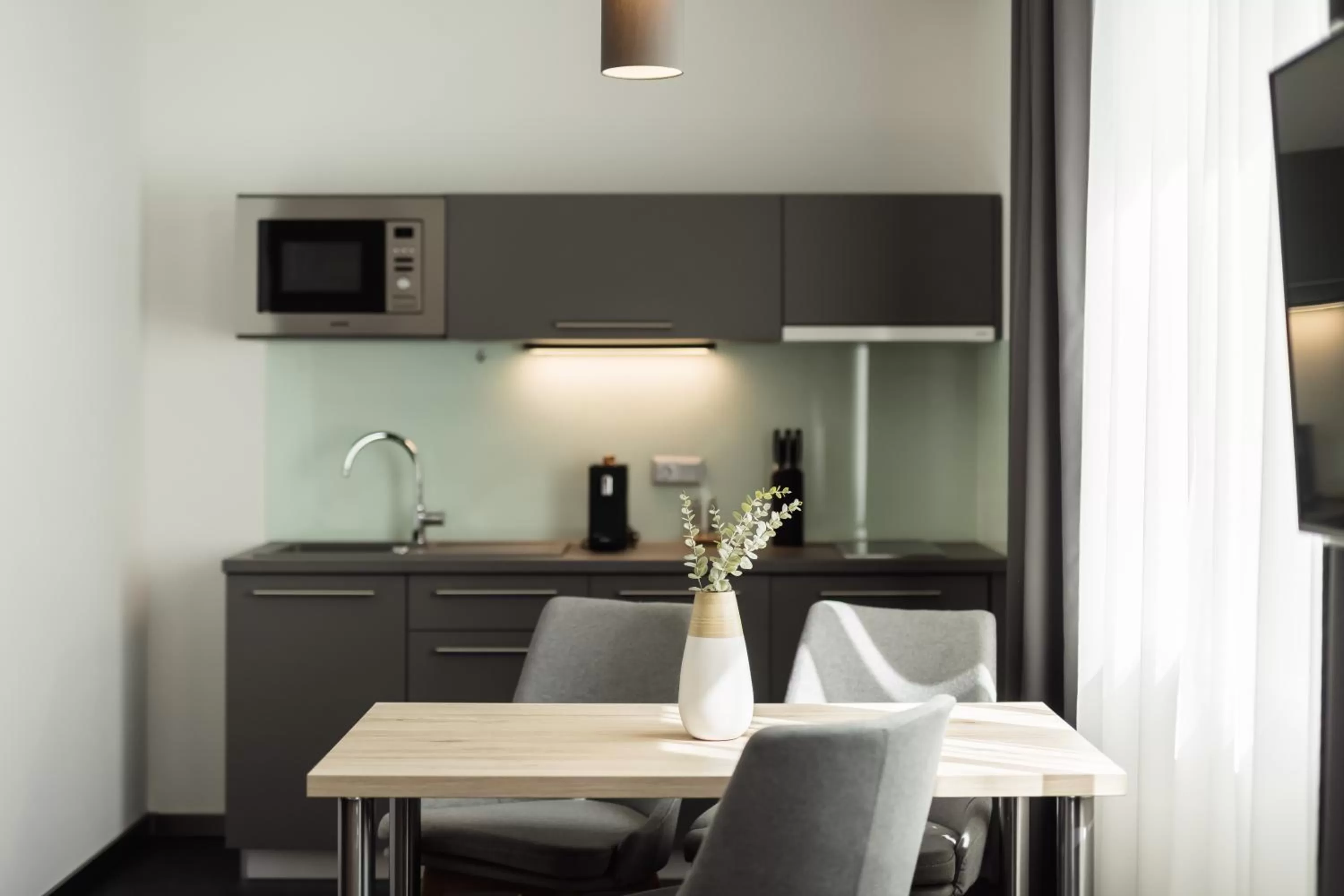 Kitchen or kitchenette in Hotel Smart Liv'in