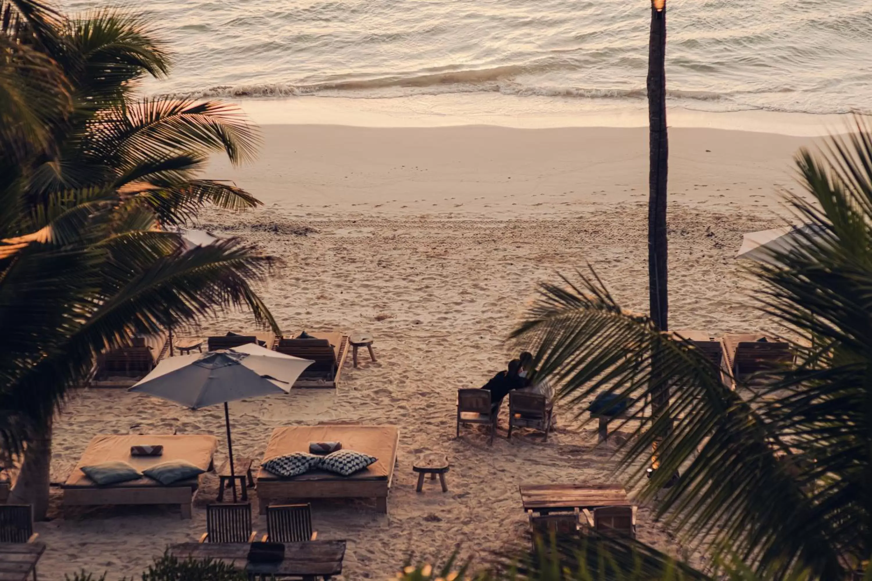 Beach in Chiringuito Tulum