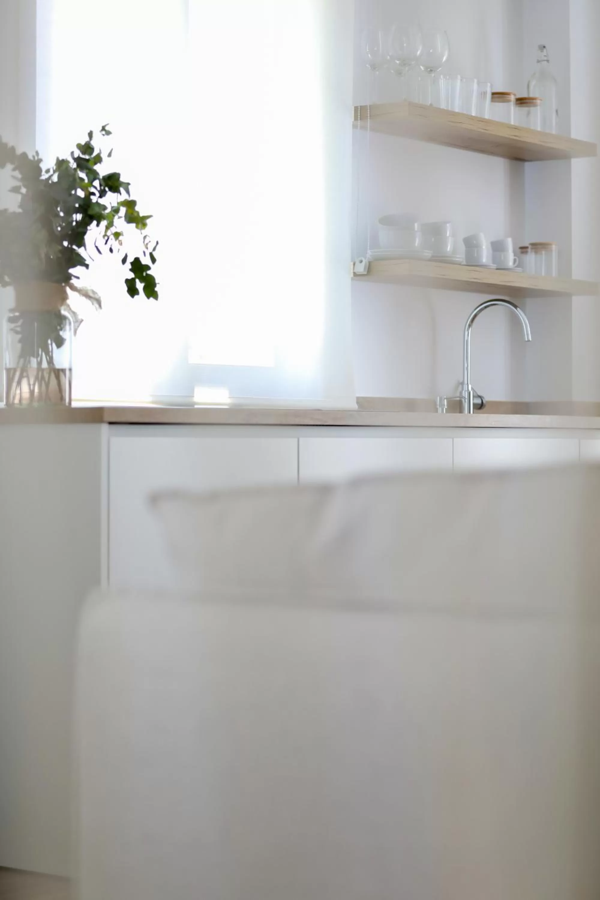 Kitchen or kitchenette in Le Petit Boutique Hotel