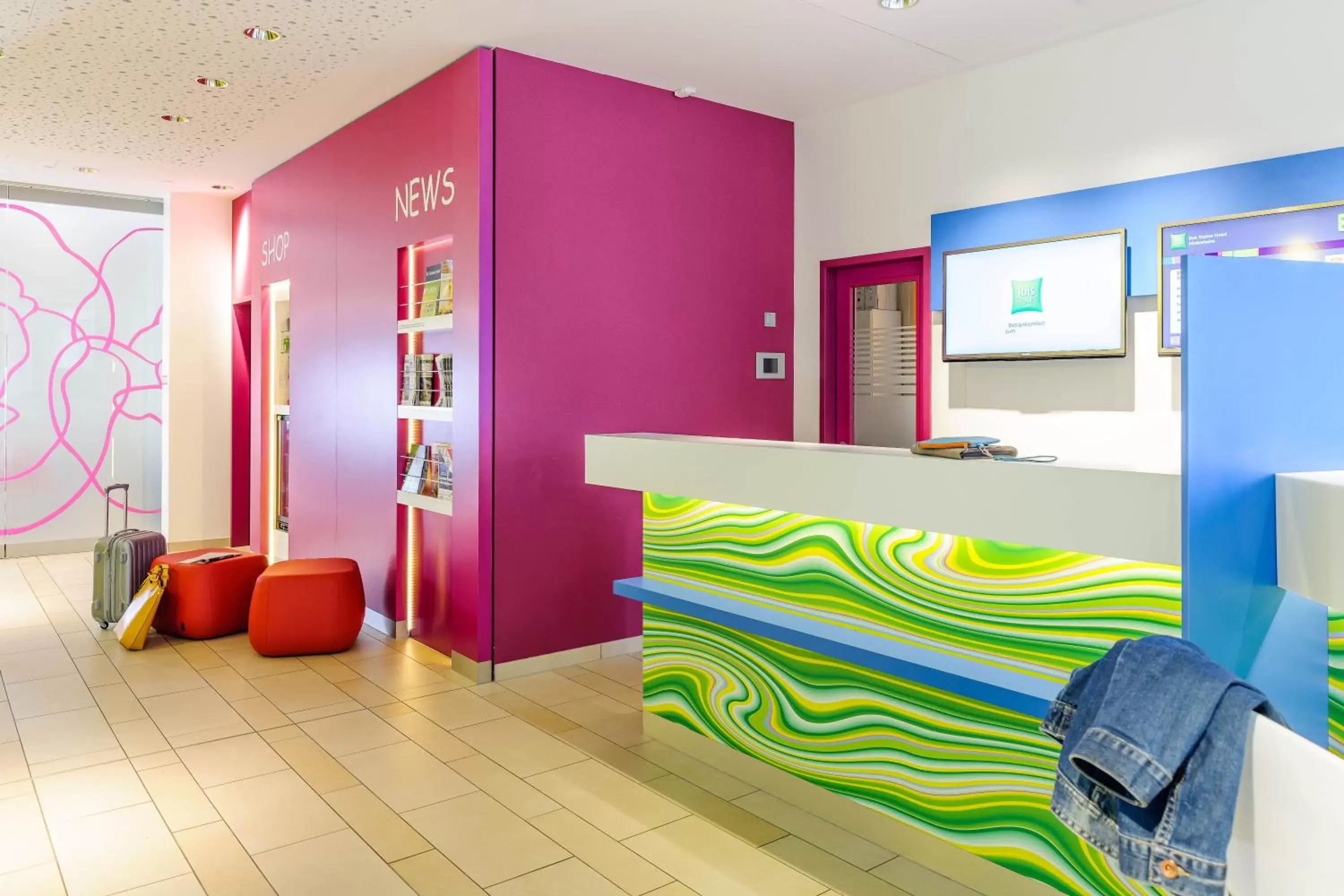 Lobby or reception, Lobby/Reception in Ibis Styles Hildesheim Lobby or reception, Lobby/Reception in Ibis Styles Hildesheim
