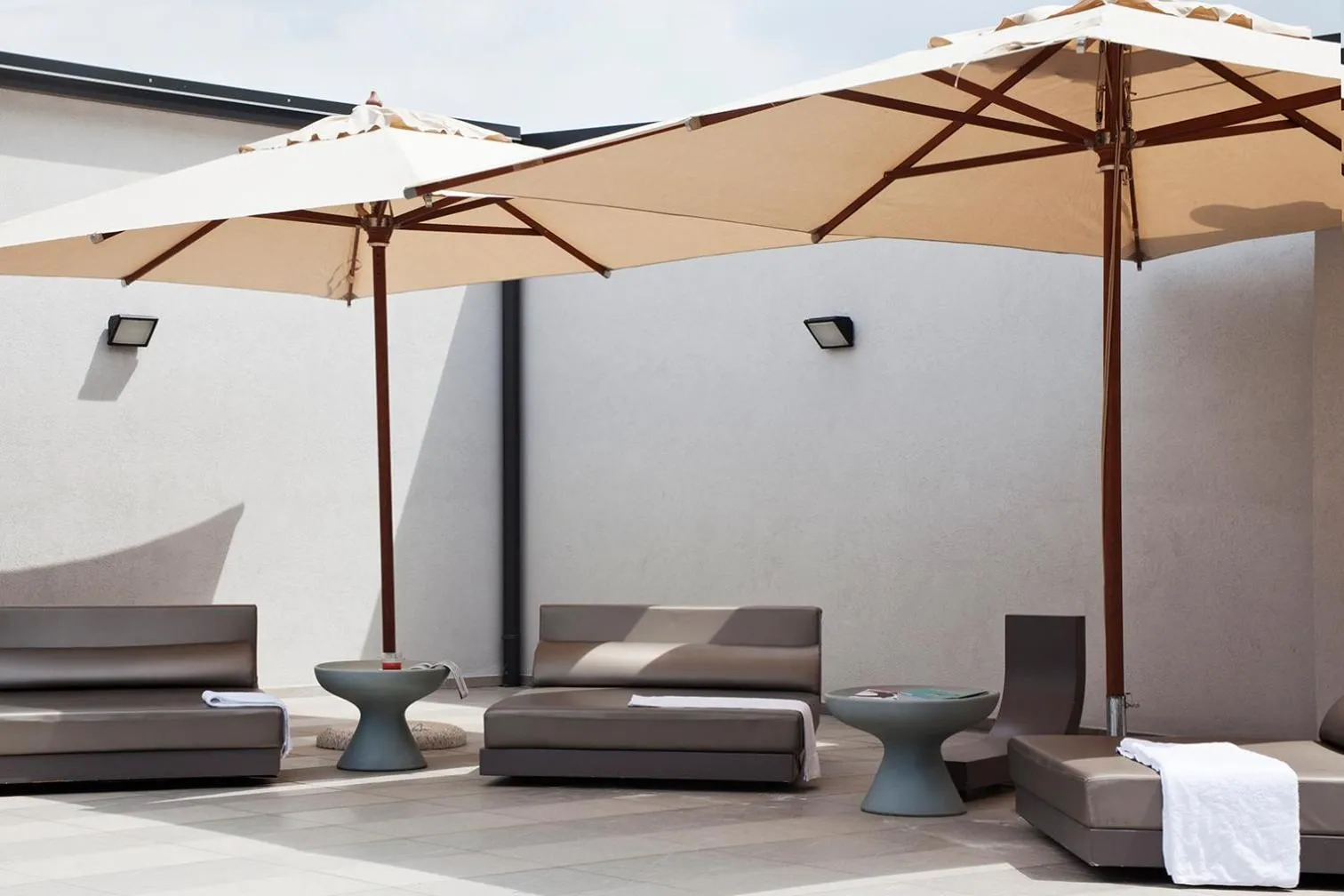 Seating area in Zambala Luxury Apartments