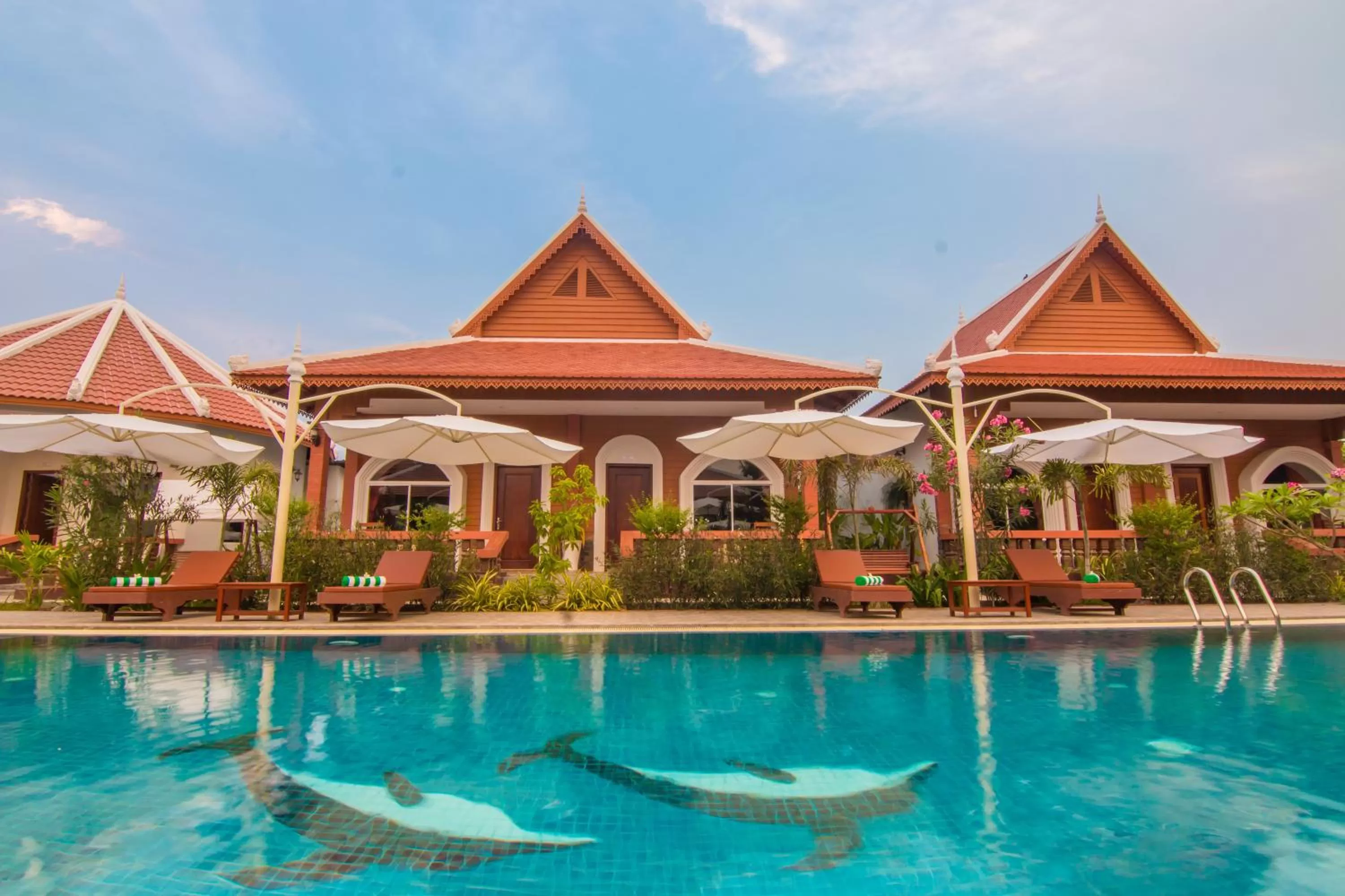Pool view in RaVorn Villa Boutique