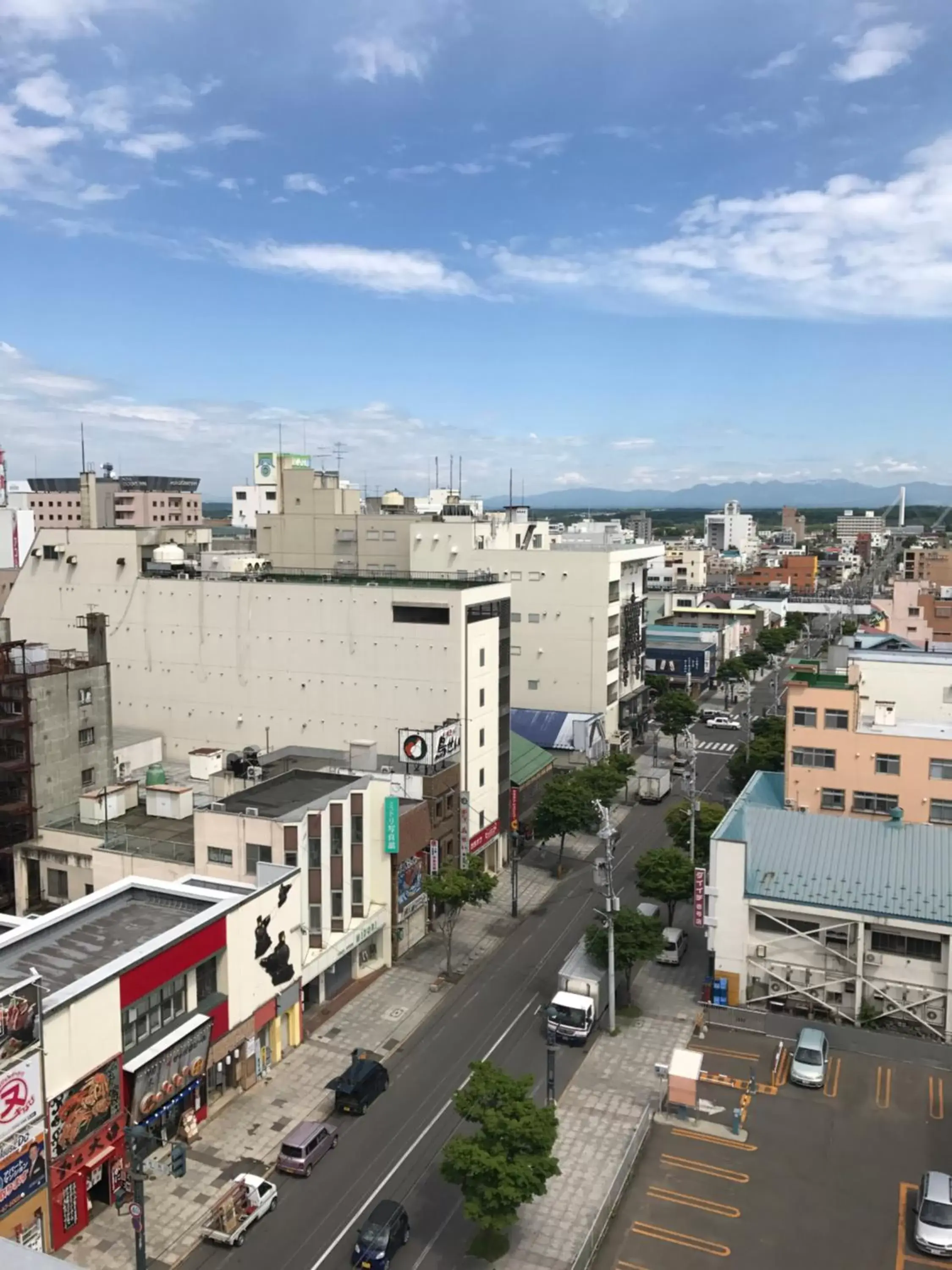 City view in Hotel Grand Terrace Obihiro