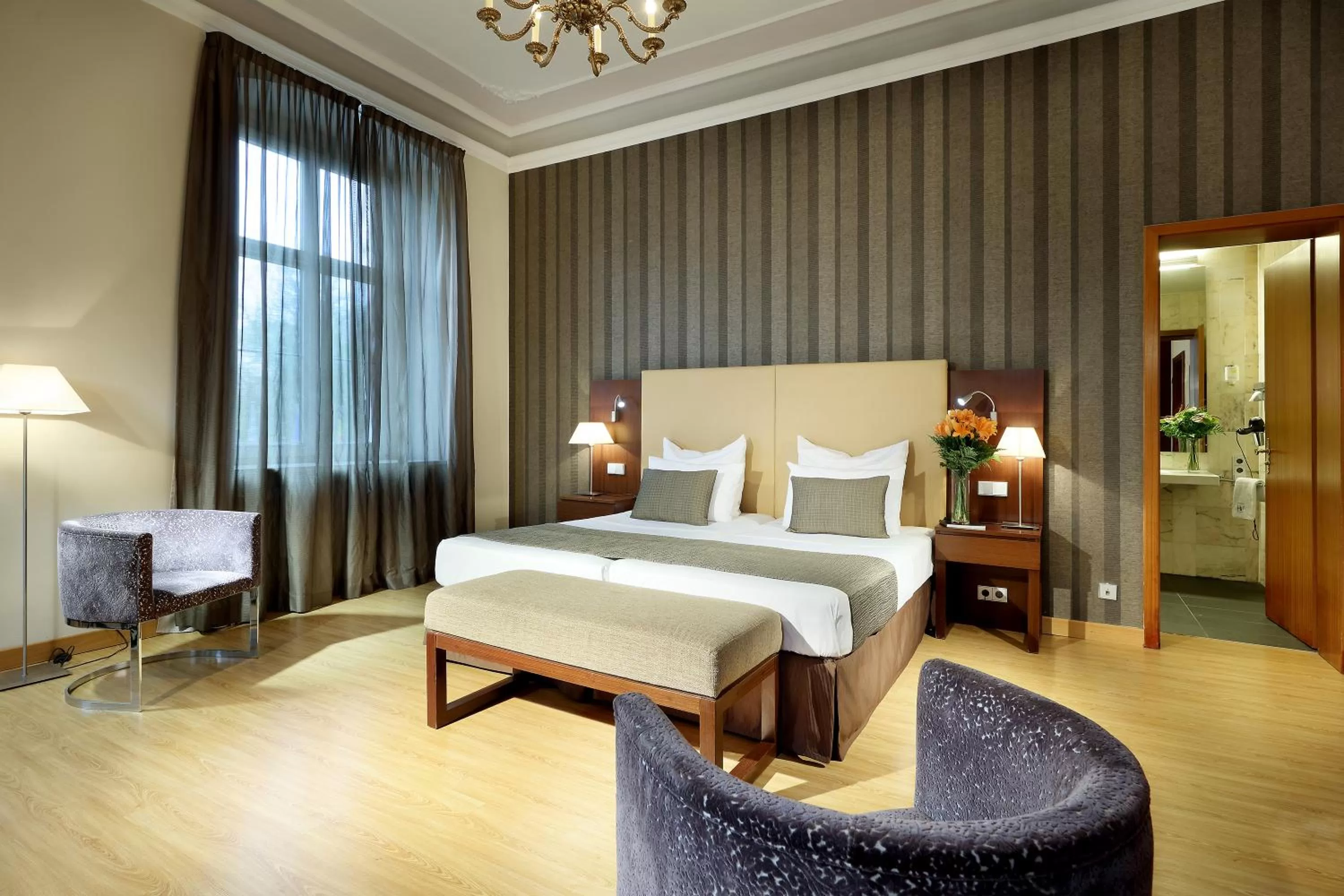 Bed in Eurostars Park Hotel Maximilian