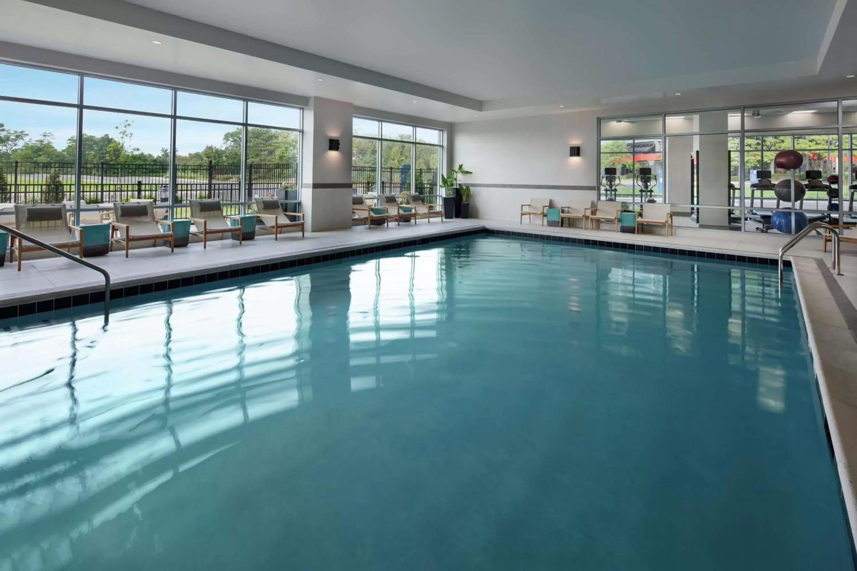 Pool view, Swimming Pool in Homewood Suites By Hilton Teaneck Glenpointe