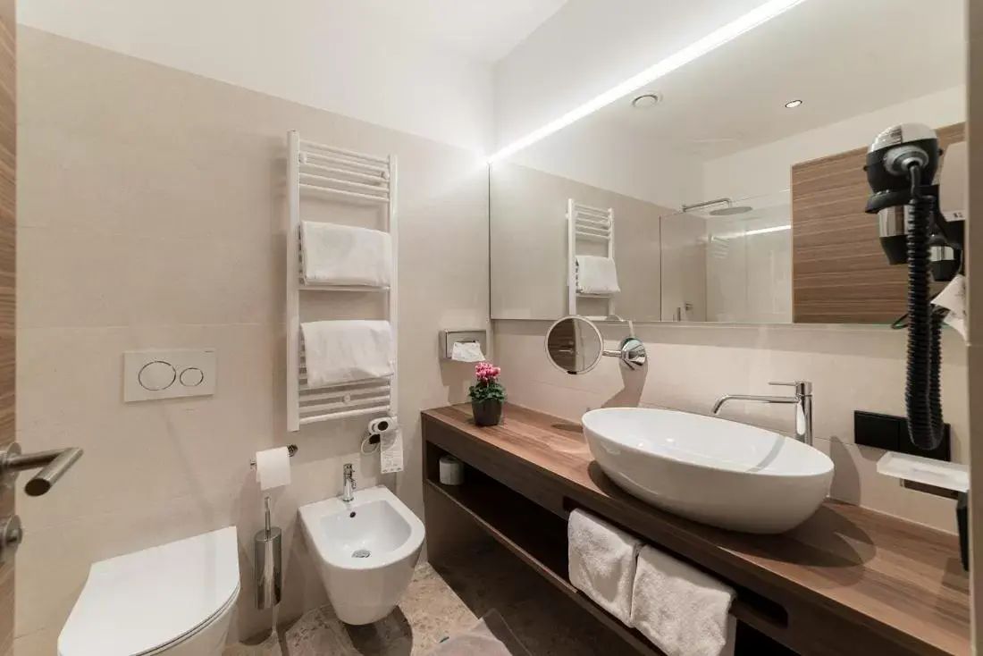 Bathroom in Hotel Stiegl Scala