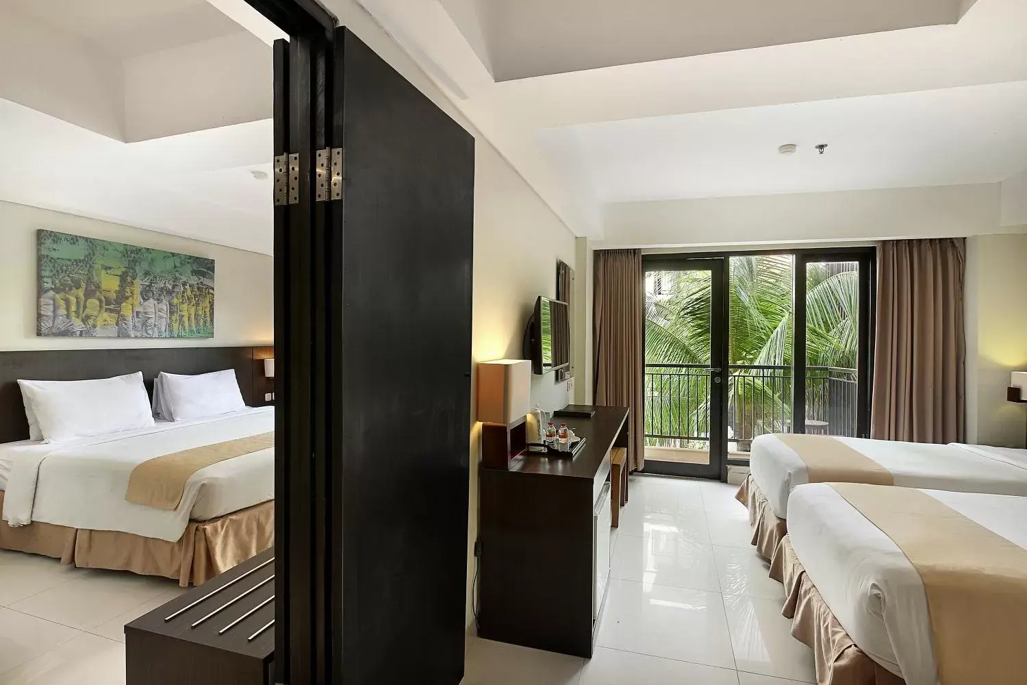 Bed in Rofa Kuta Hotel - CHSE Certified