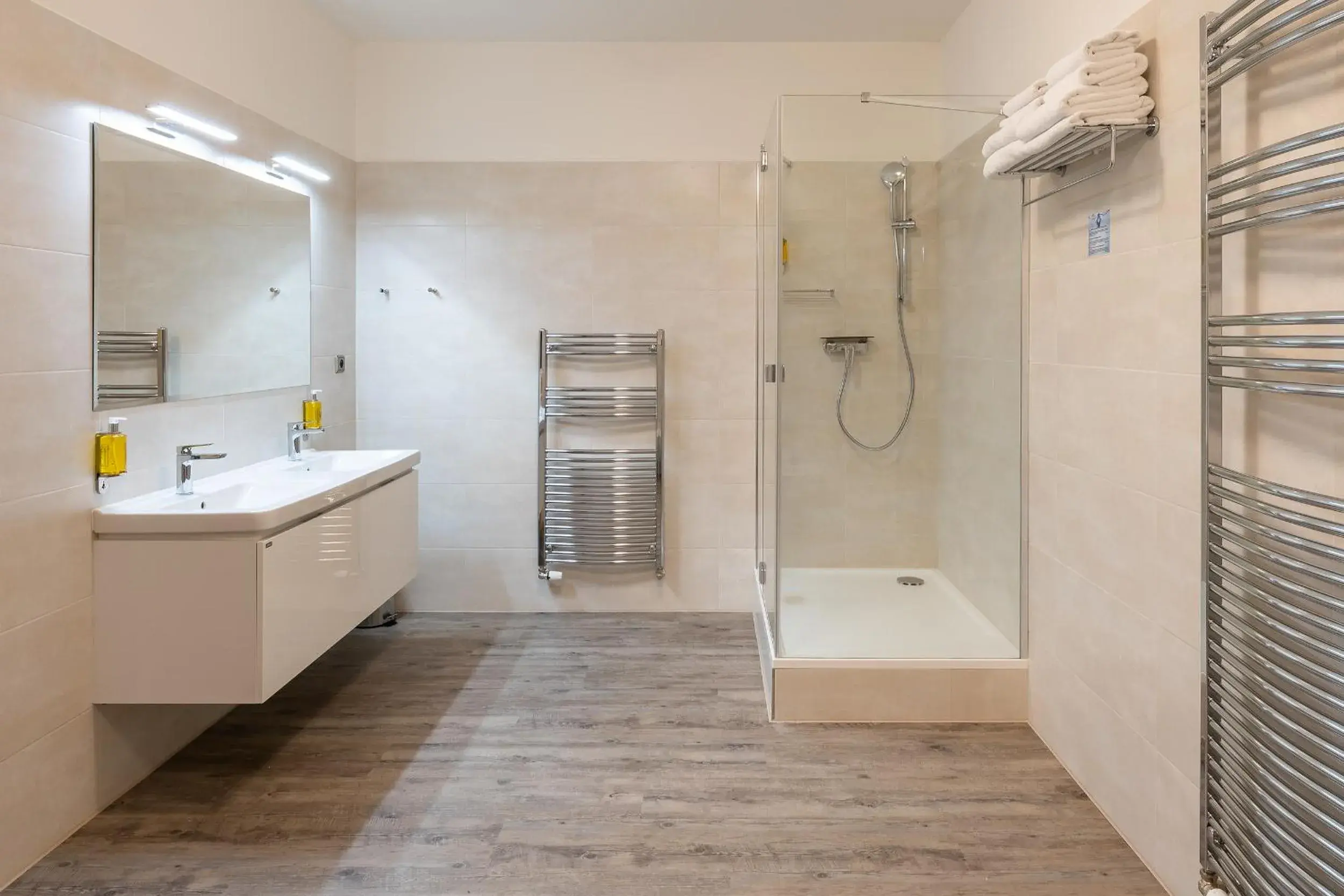 Shower, Bathroom in Hotel Melantrich