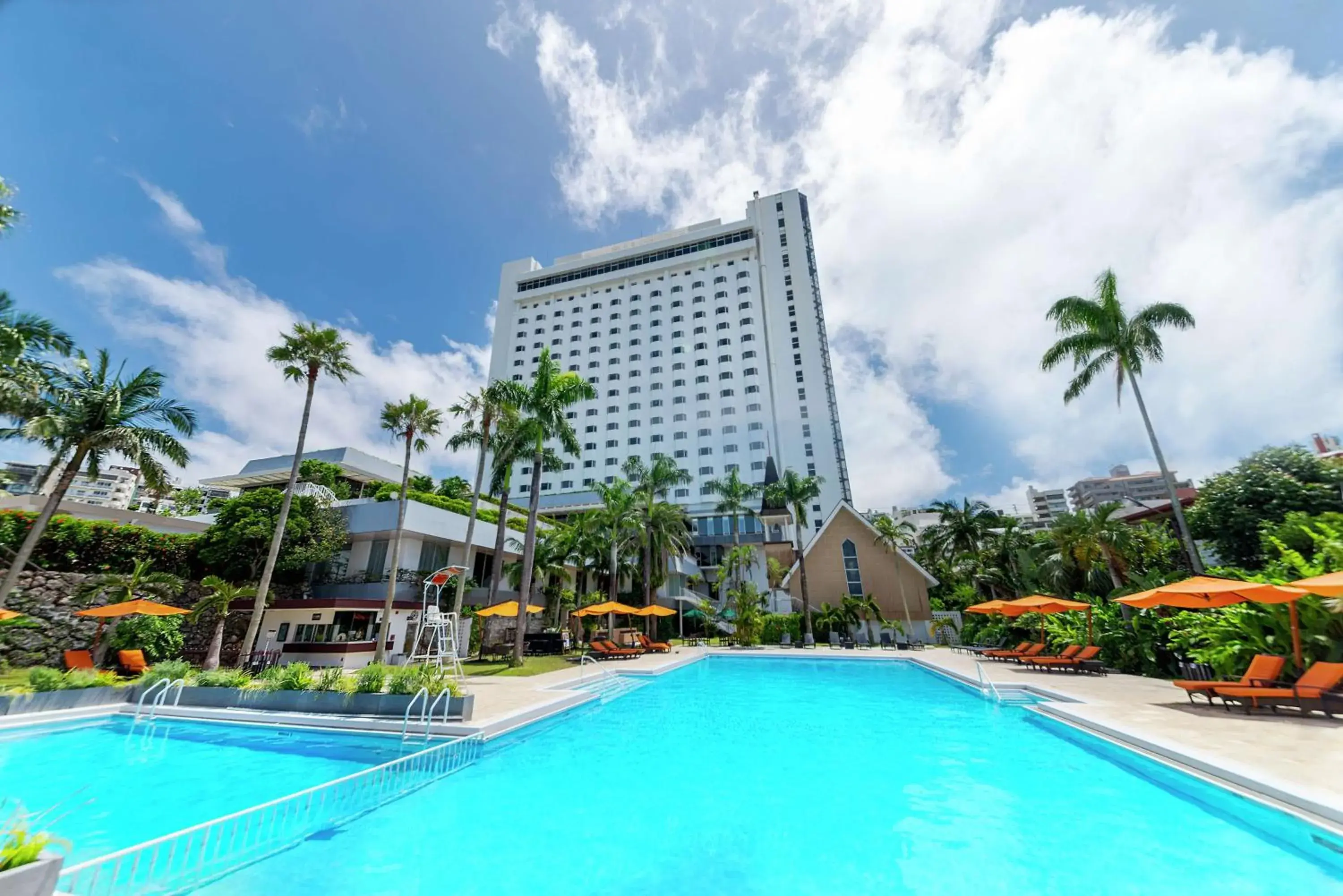 Pool view, Swimming Pool in DoubleTree by Hilton Naha Shuri Castle