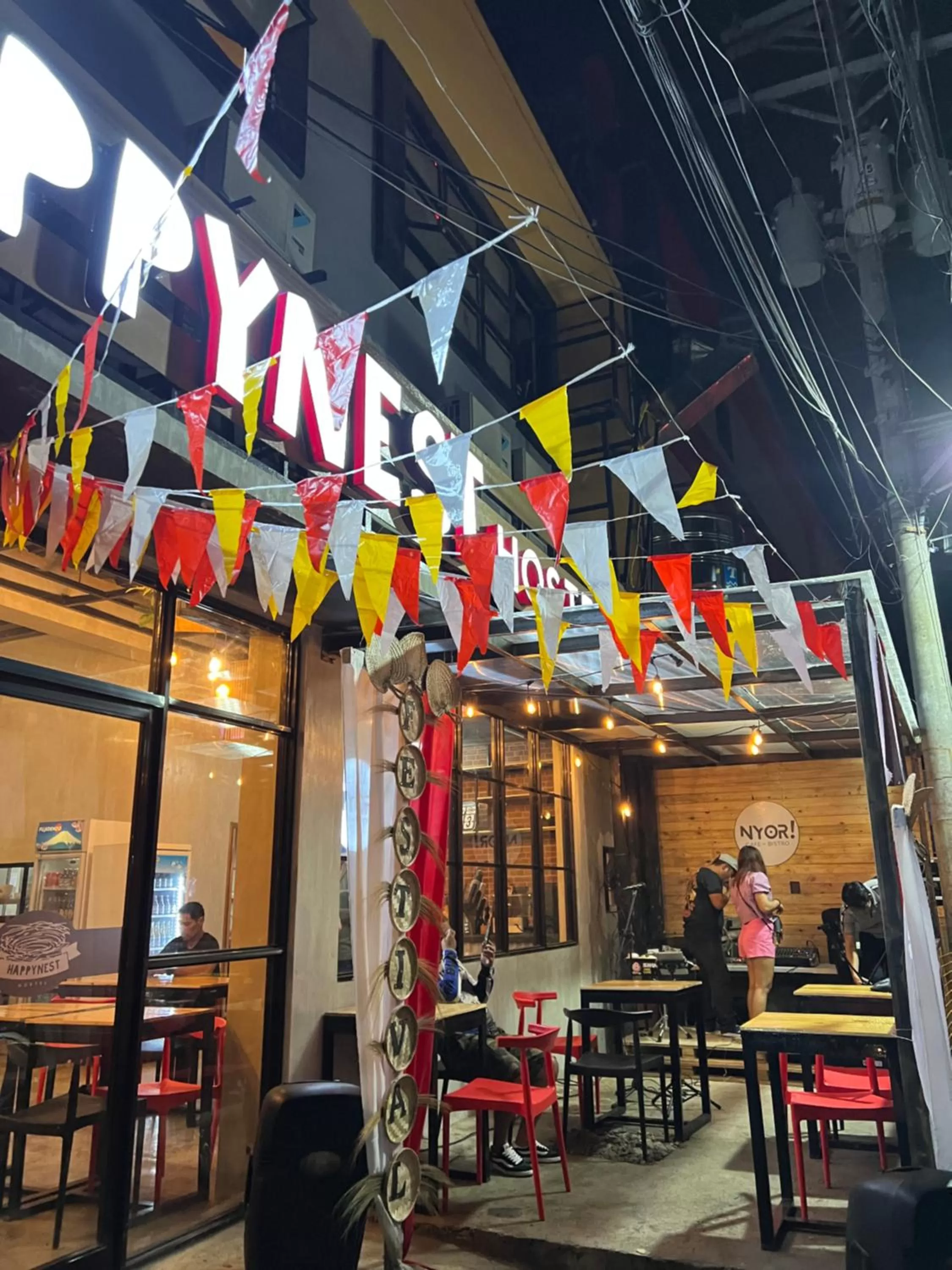 Property building in HappyNest Hostel Cebu