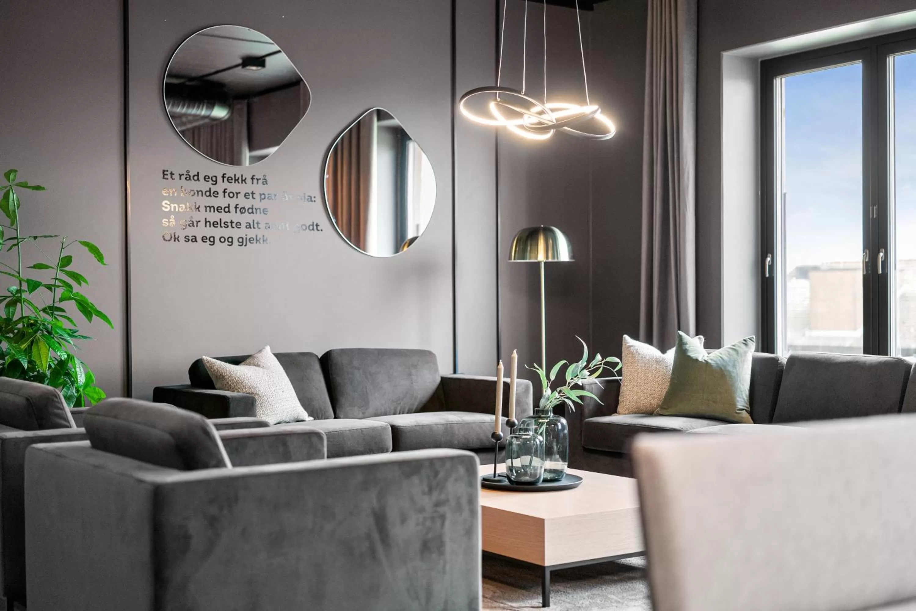 Living room in Hotell Jæren