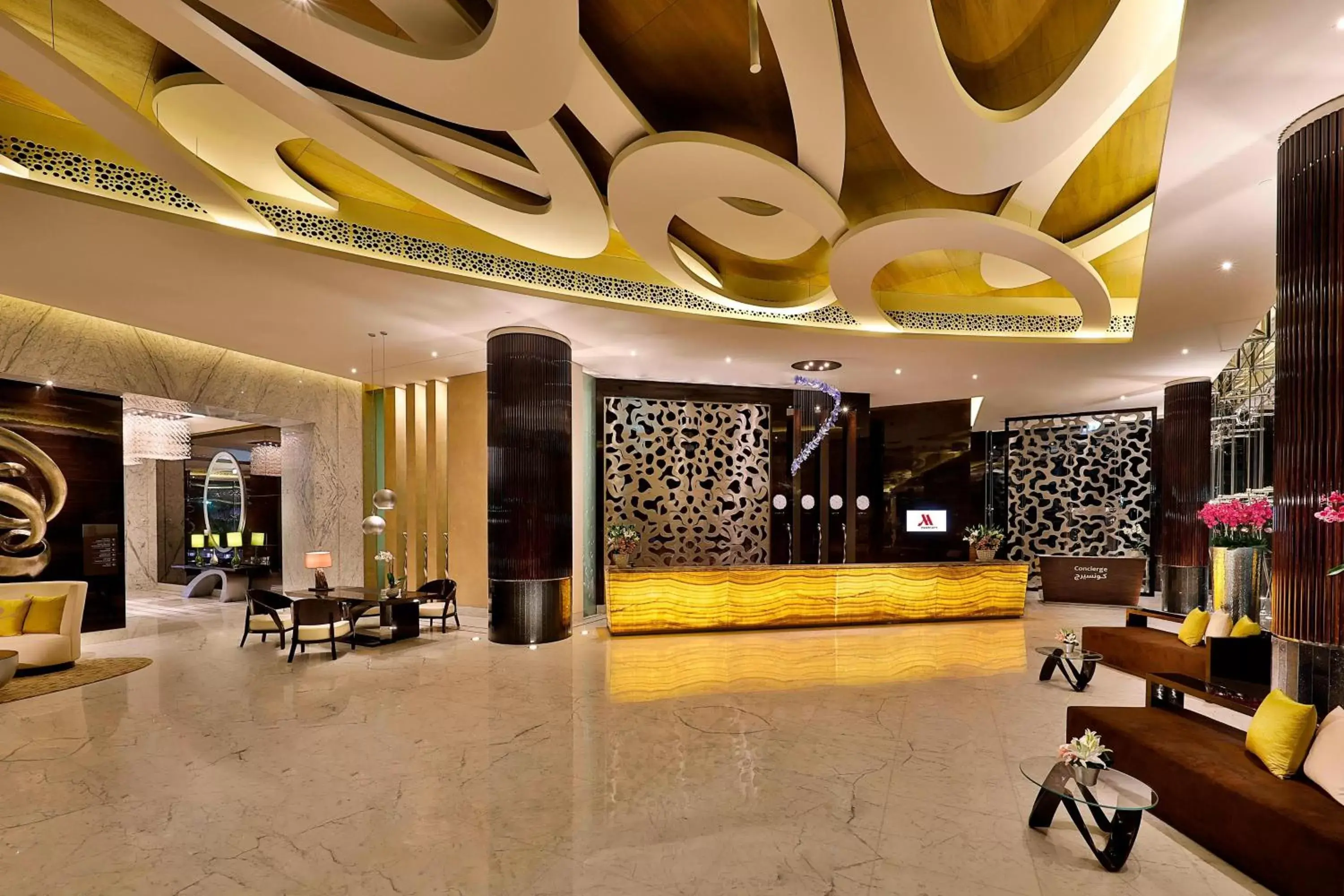 Lobby or reception, Lobby/Reception in Marriott Hotel Al Forsan, Abu Dhabi
