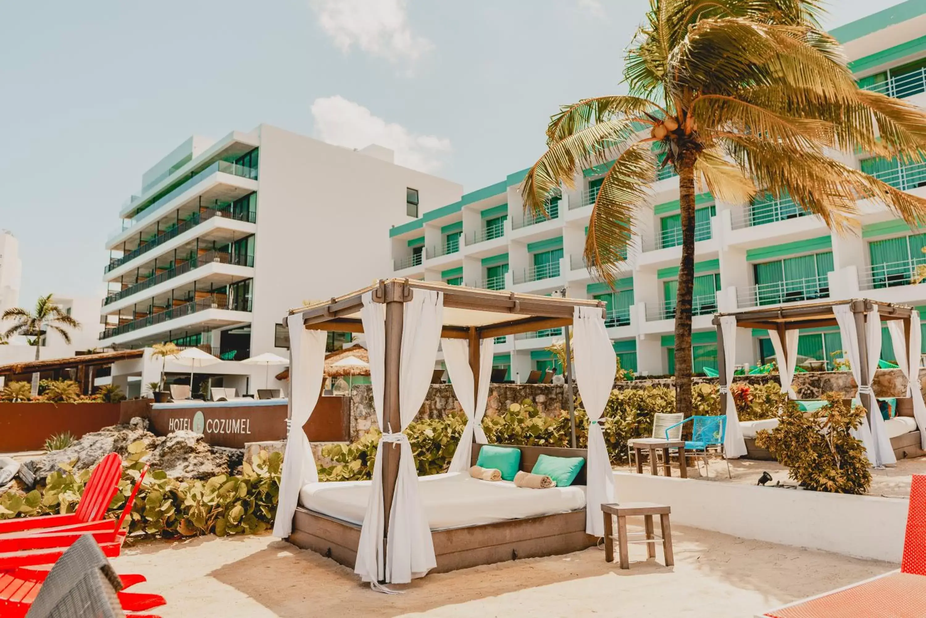 Beach, Property Building in Hotel B Cozumel