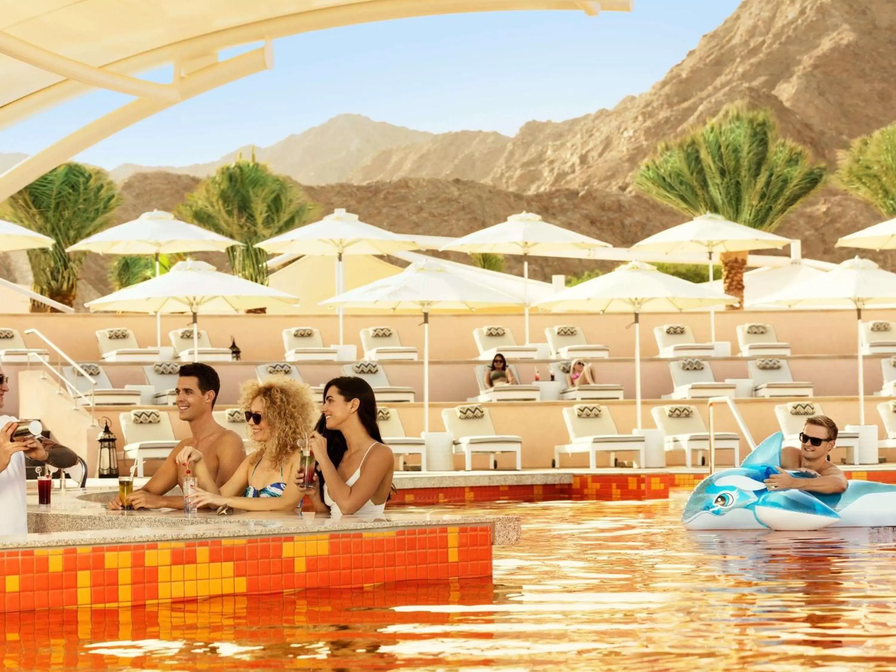 Pool view, Swimming Pool in Fairmont Fujairah Beach Resort