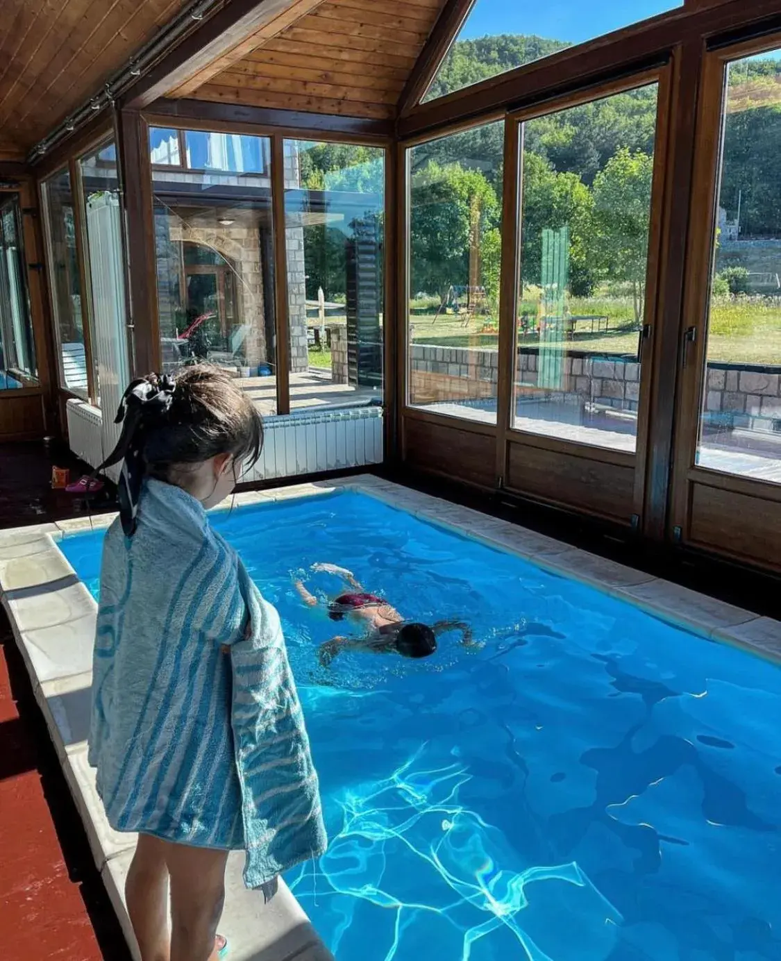 Swimming Pool in Hotel Monte Rosa