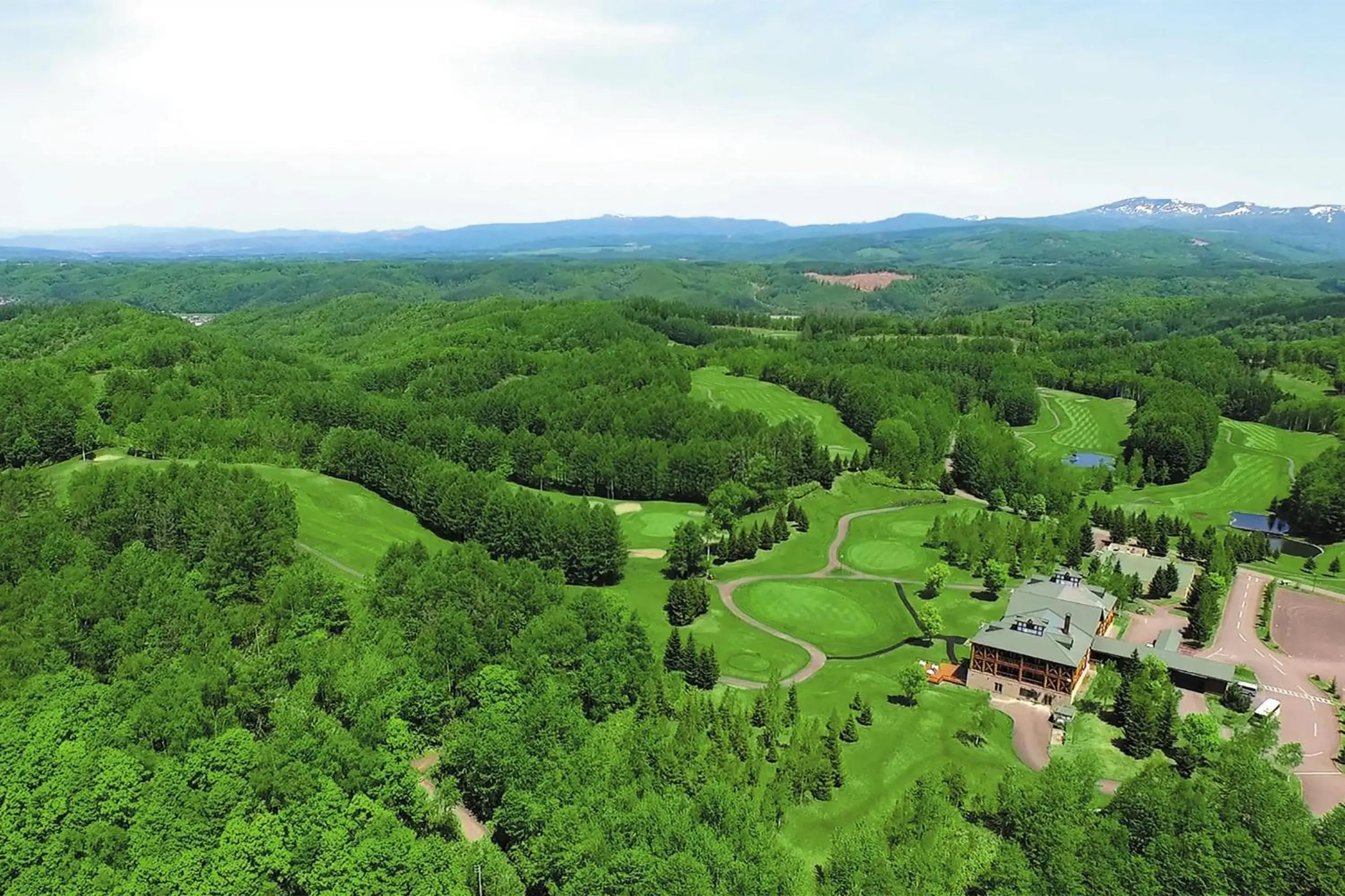 Golfcourse, Bird's-eye View in The Westin Rusutsu Resort