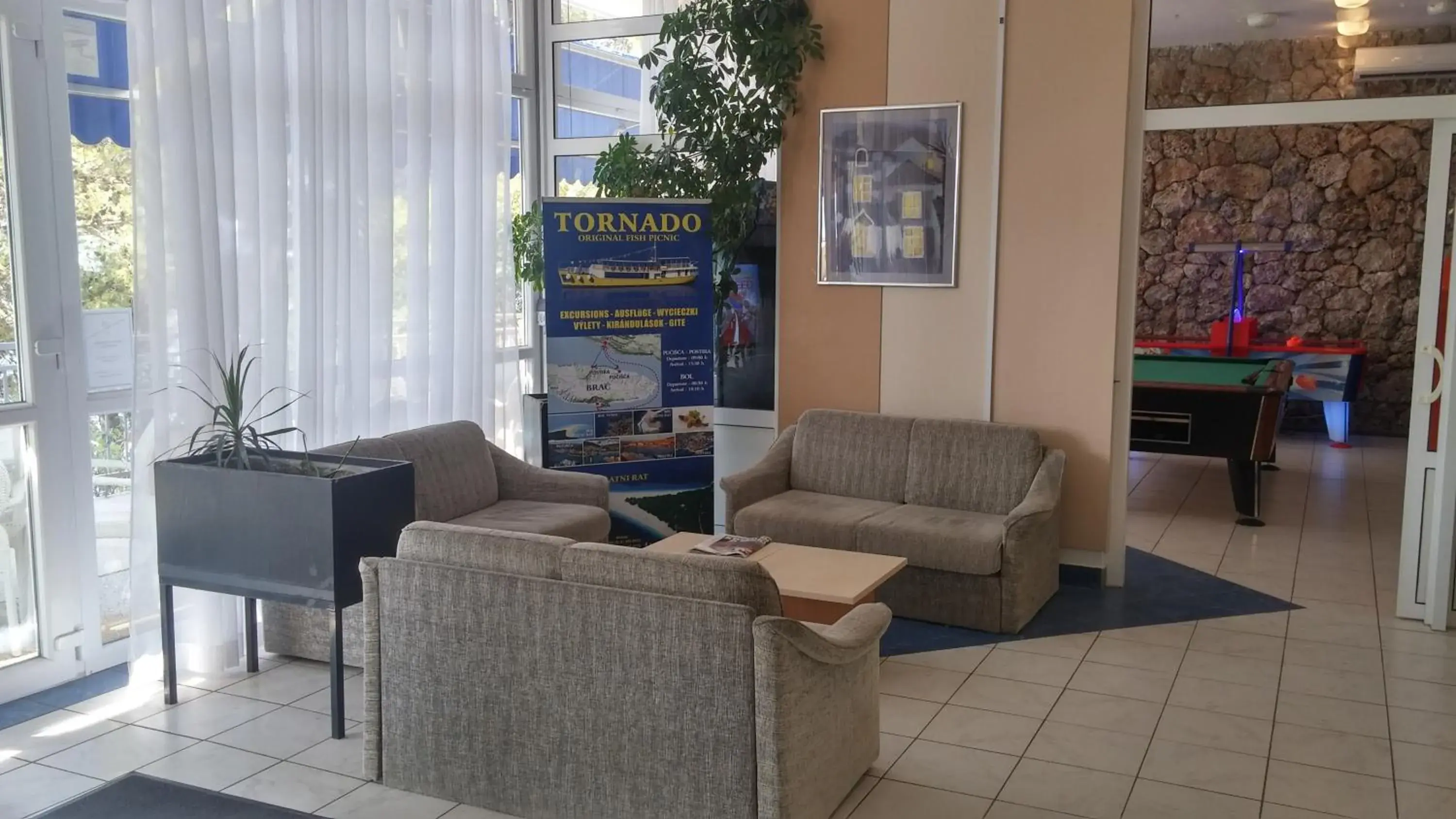 Communal lounge/ TV room, Lobby/Reception in Holiday Village Sagitta - Light All Inclusive