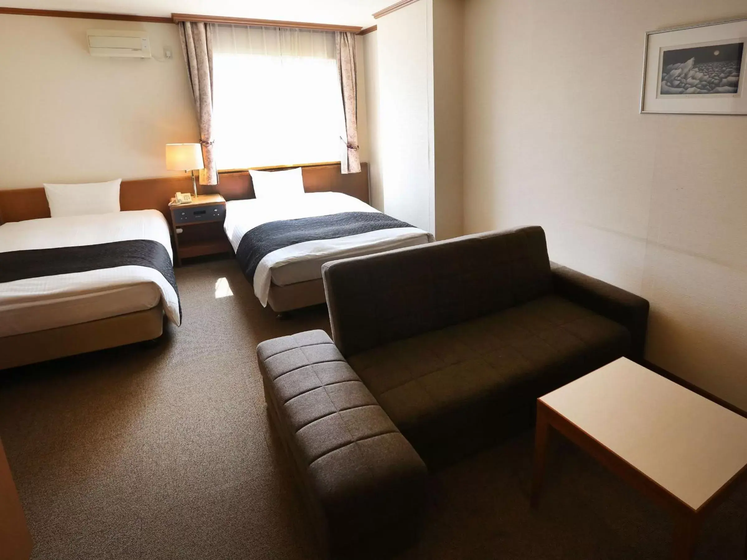 Bed in APA Hotel Sapporo Susukino Ekinishi